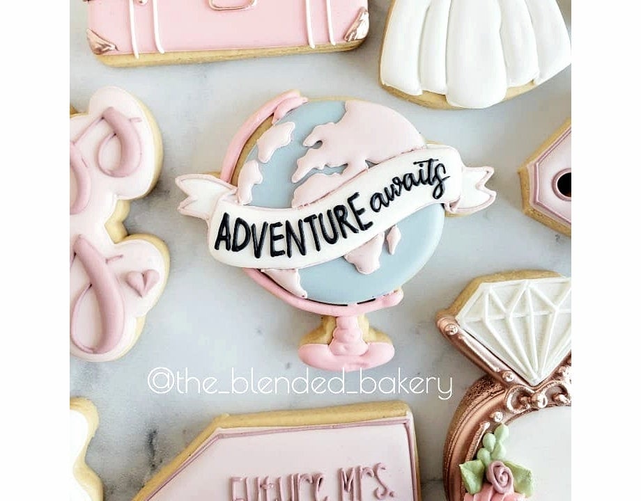 DIGITAL STL Download For Globe Banner Cookie Cutter