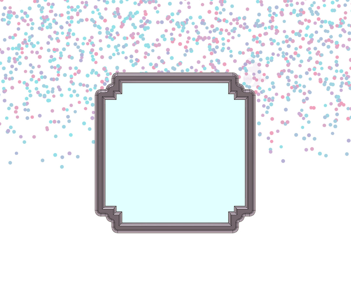 Square Plaque 2 Cookie Cutter