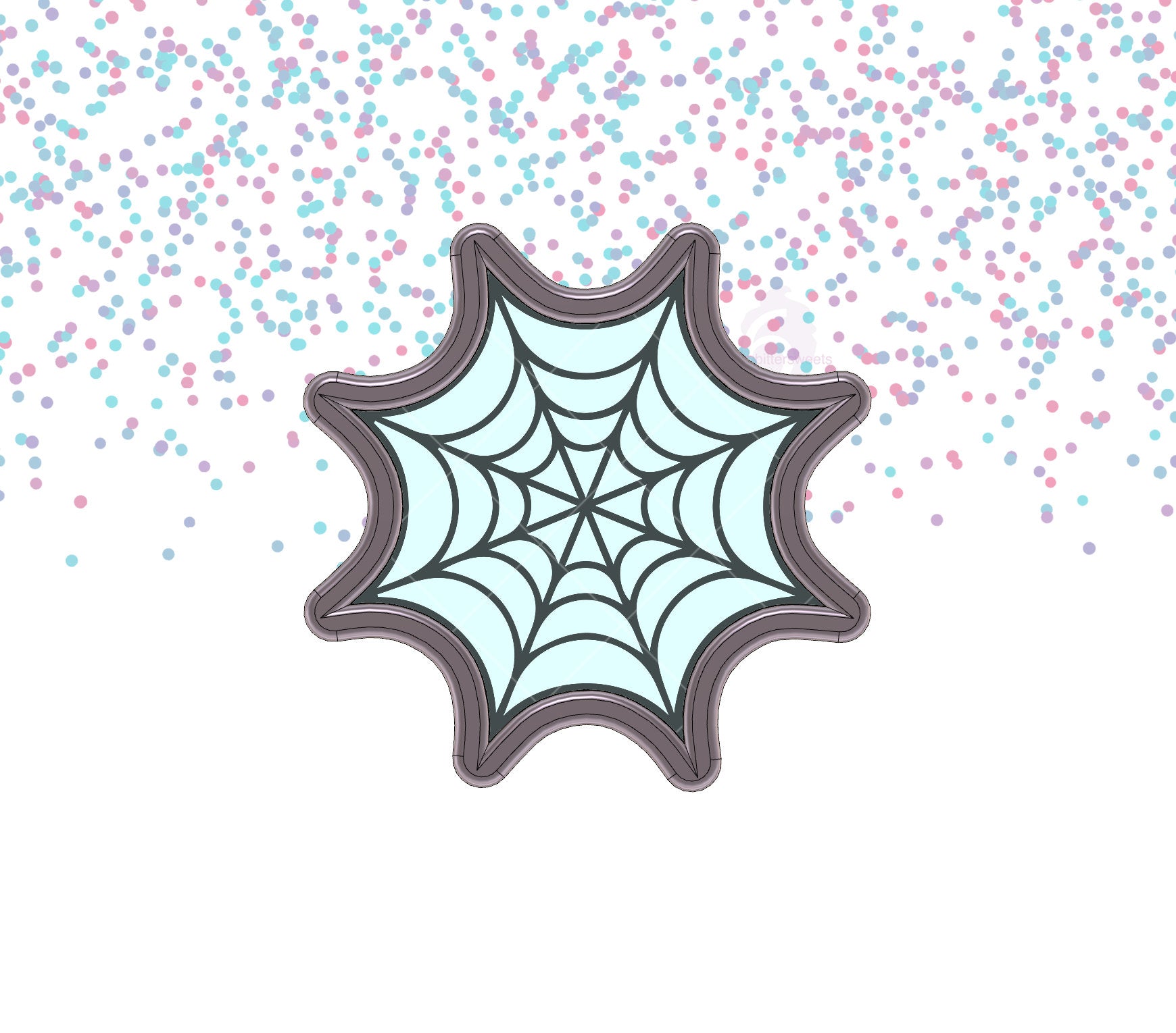 DIGITAL STL Download For Spiderweb 1 Cookie Cutter