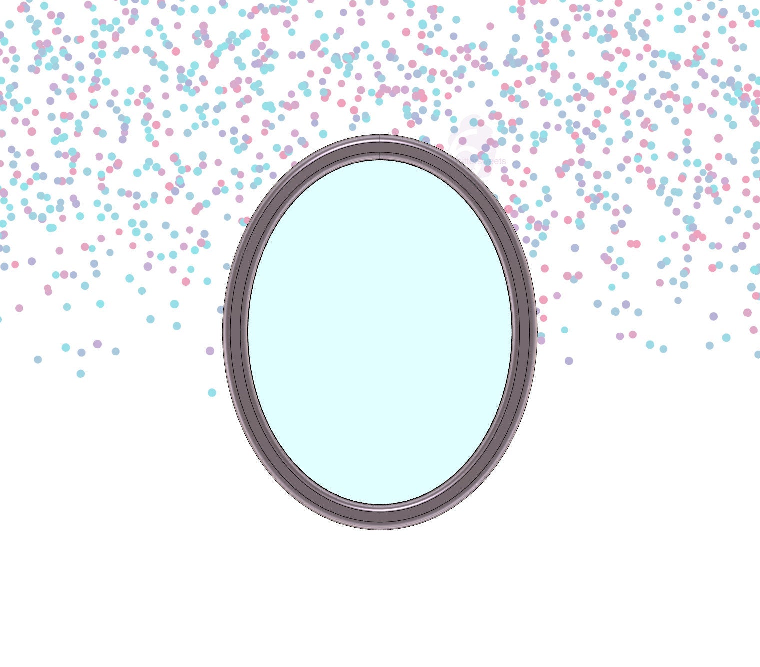 Oval Plaque 2 Cookie Cutter