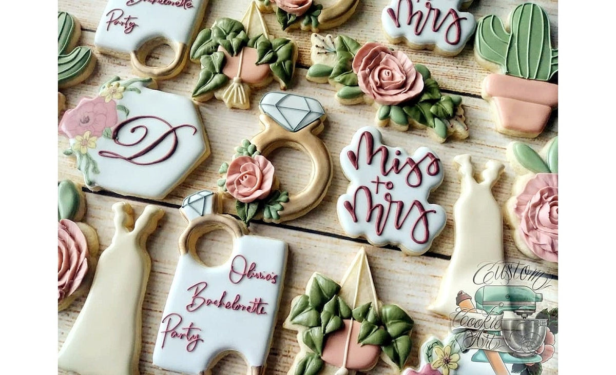 Floral Plaque 3 Cookie Cutter