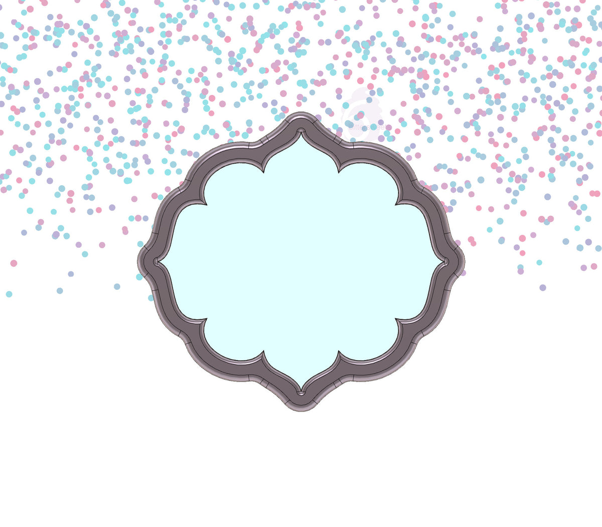 Scallop Plaque 13 Cookie Cutter