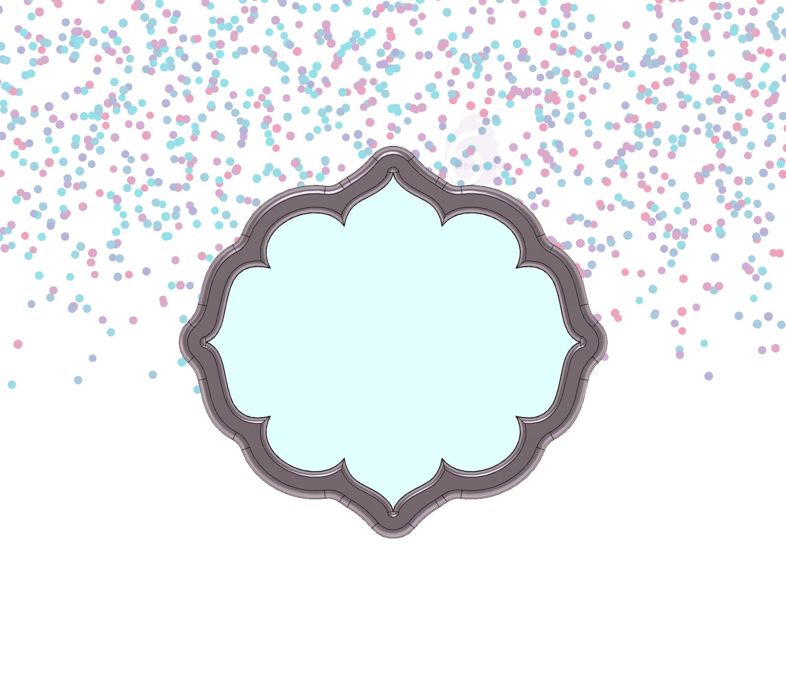 Scallop Plaque 13 Cookie Cutter