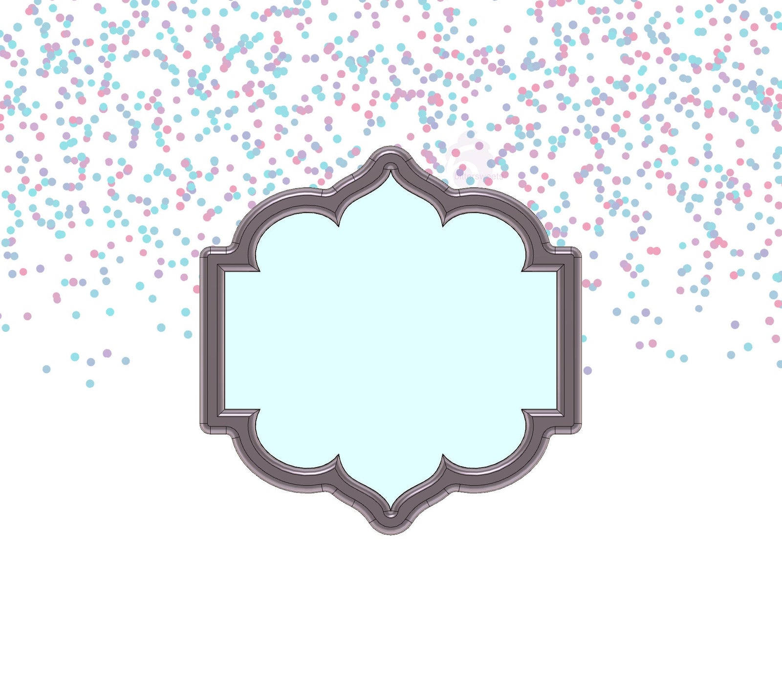 DIGITAL STL Download For Quincy Plaque Cookie Cutter