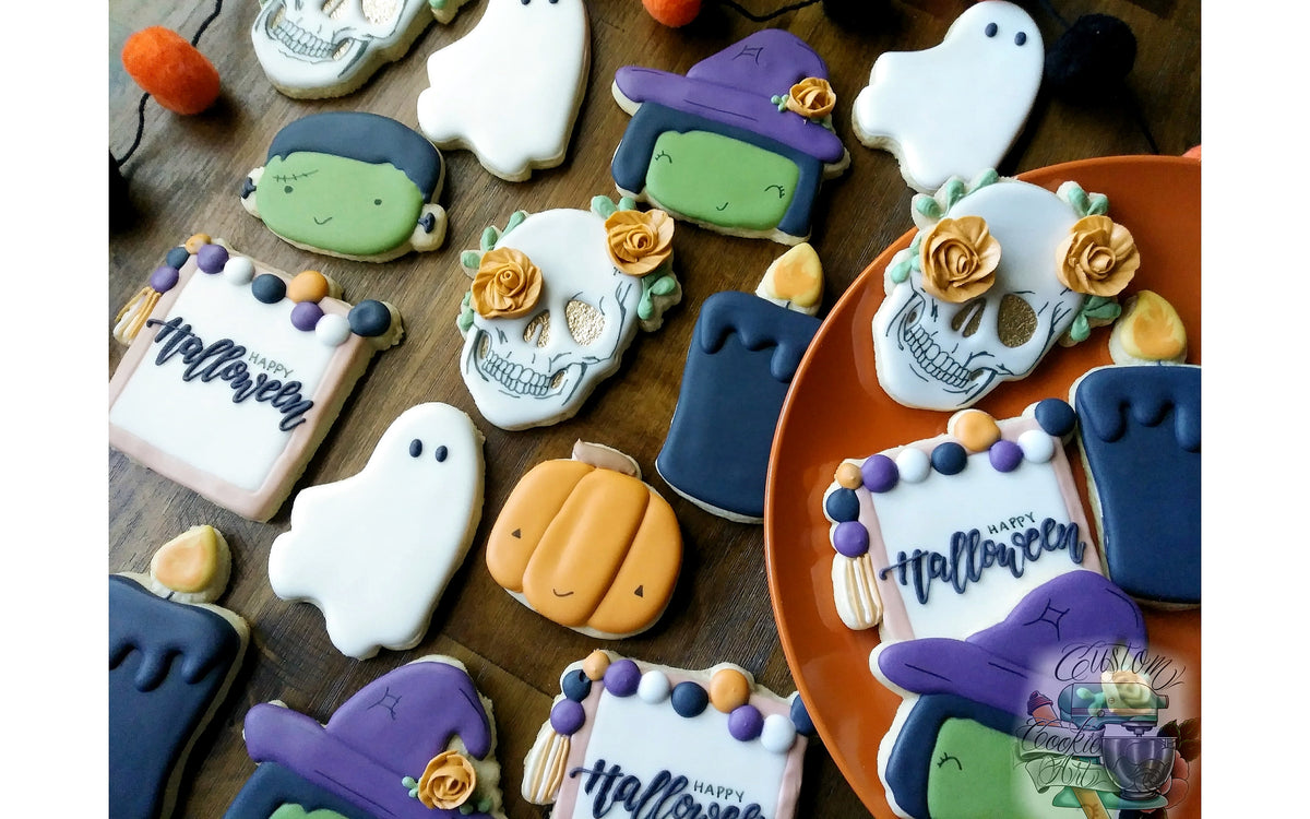 Floral Skull 1 Cookie Cutter