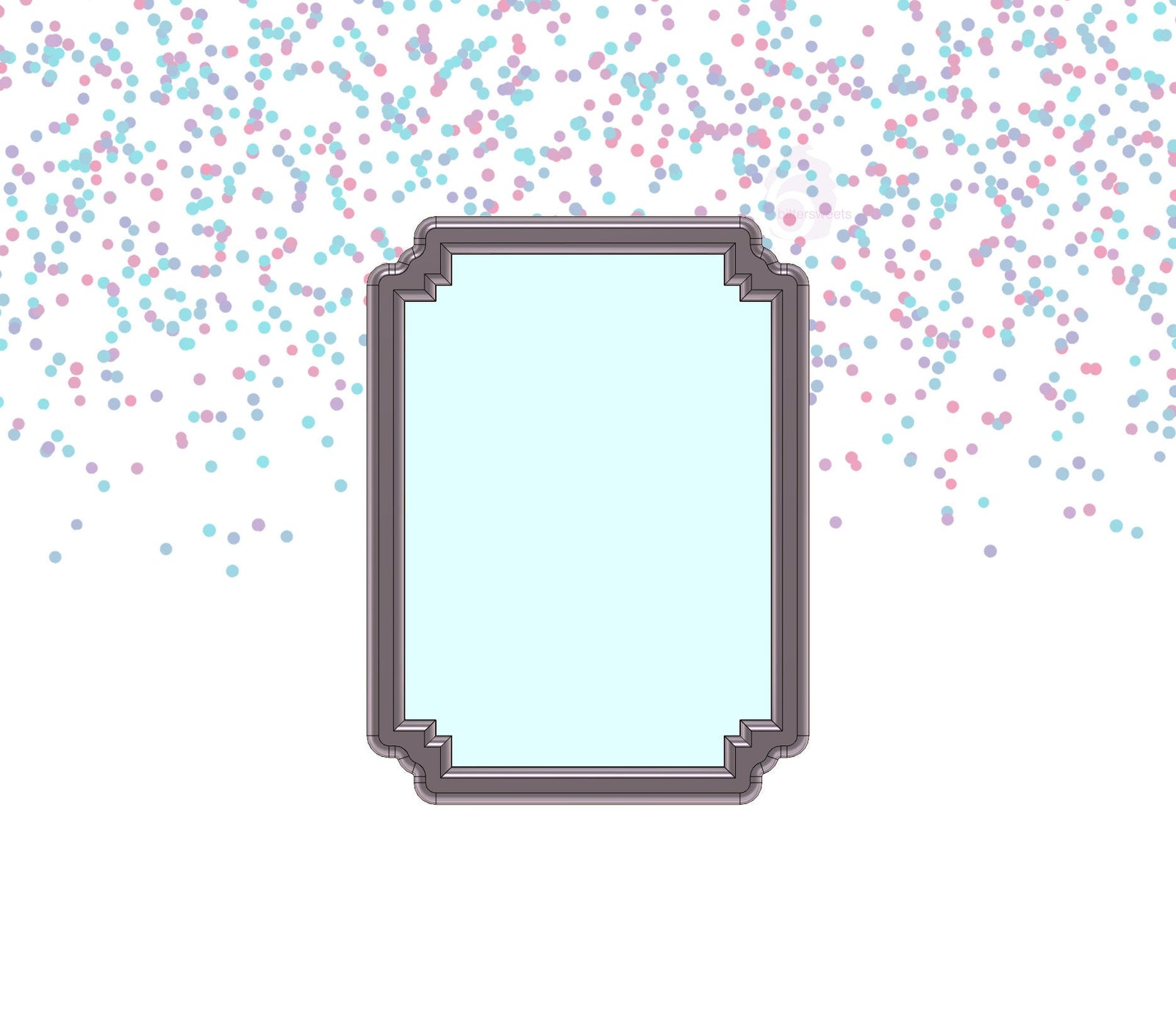 Rectangle Plaque 1 Cookie Cutter