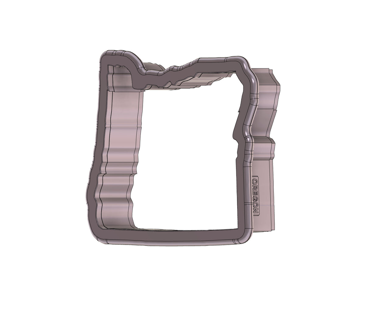 DIGITAL STL Download For Oregon State Cookie Cutter