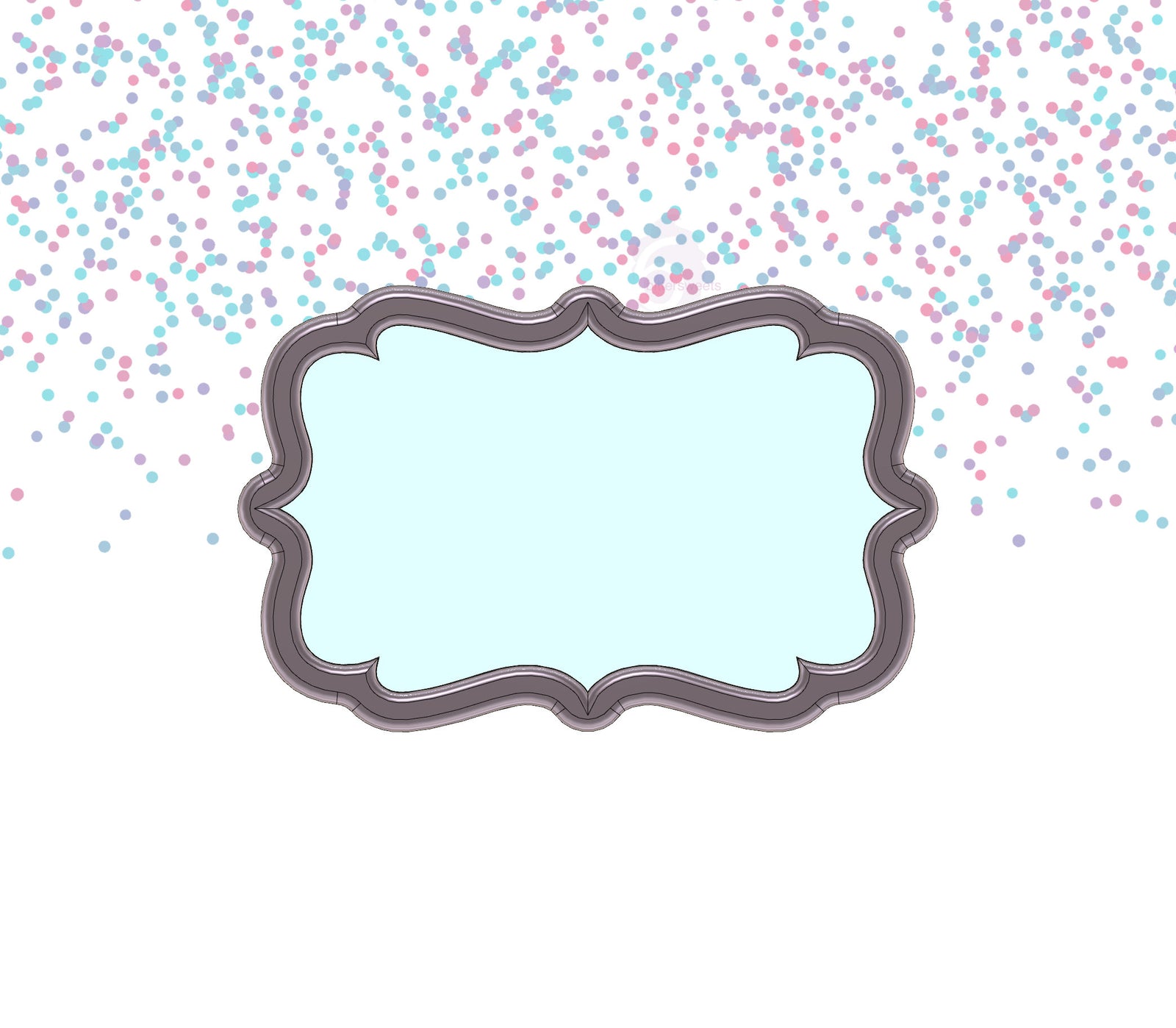 Scallop Plaque 14 Cookie Cutter