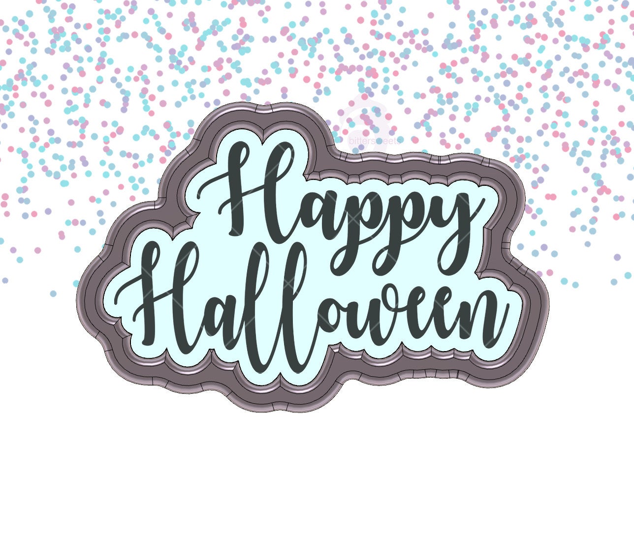 Happy Halloween 1 Lettered Cookie Cutter