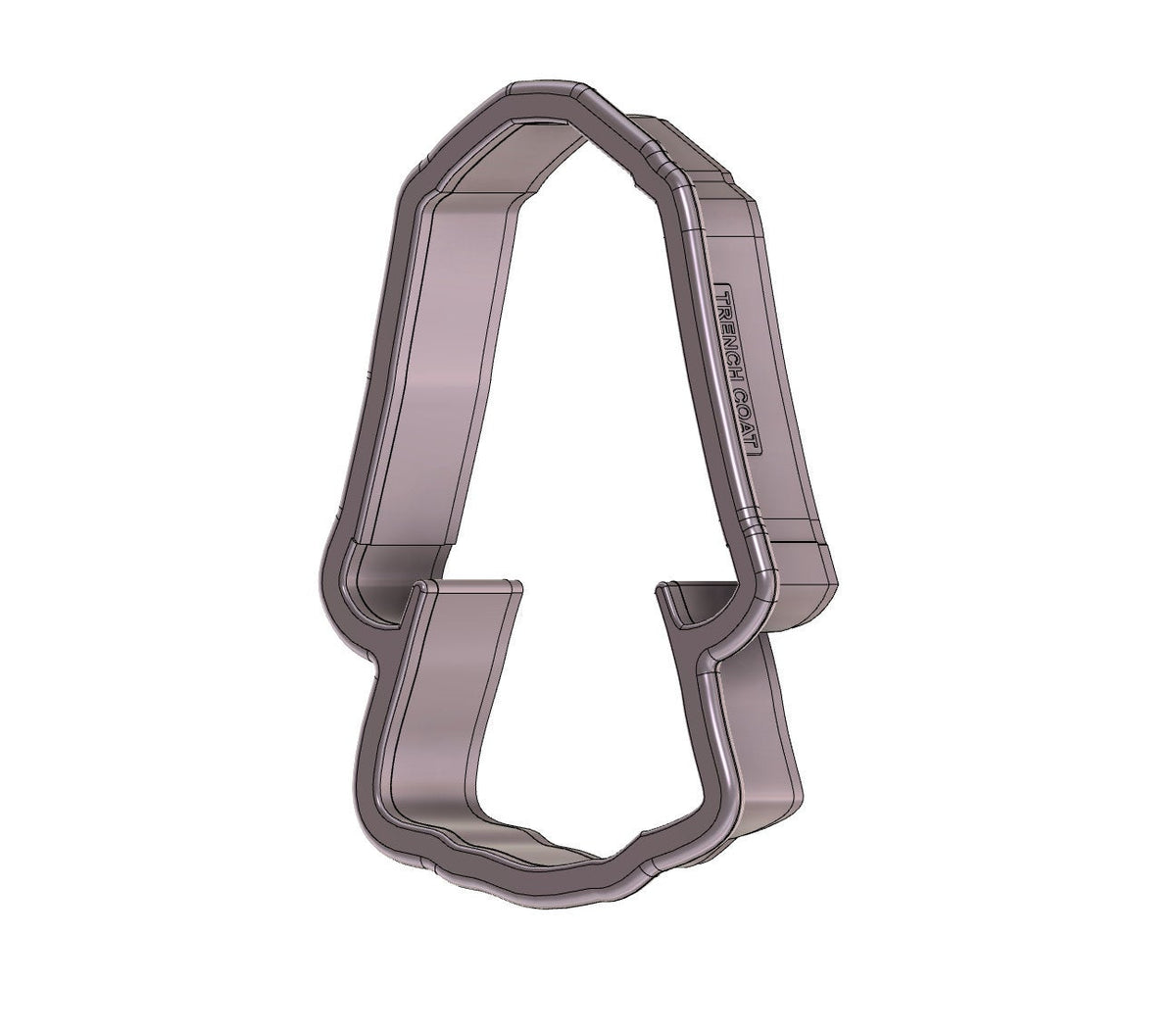 DIGITAL STL Download For Trench Coat Cookie Cutter