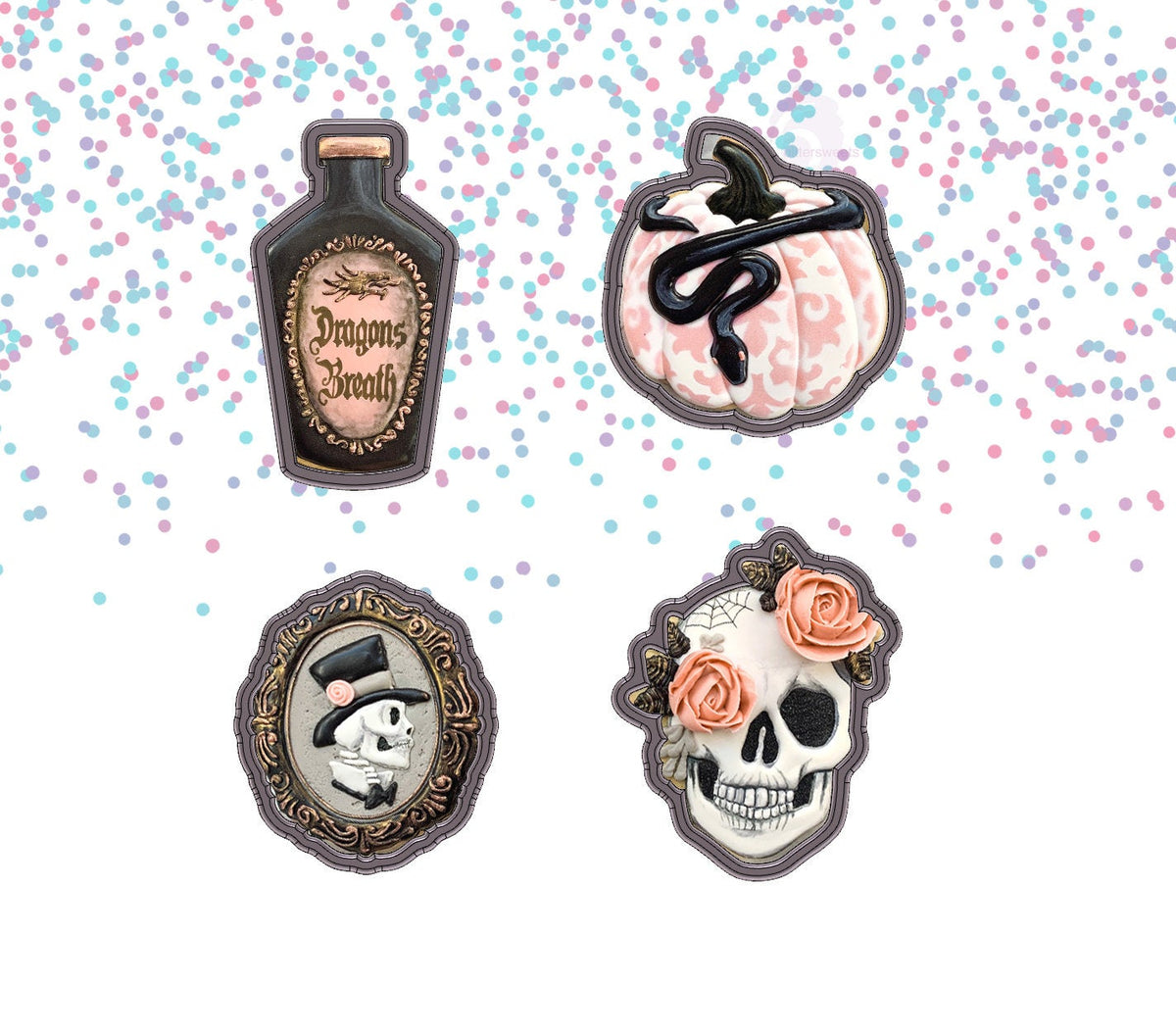 Sugar Vibes Halloween Class Cookie Cutter Set