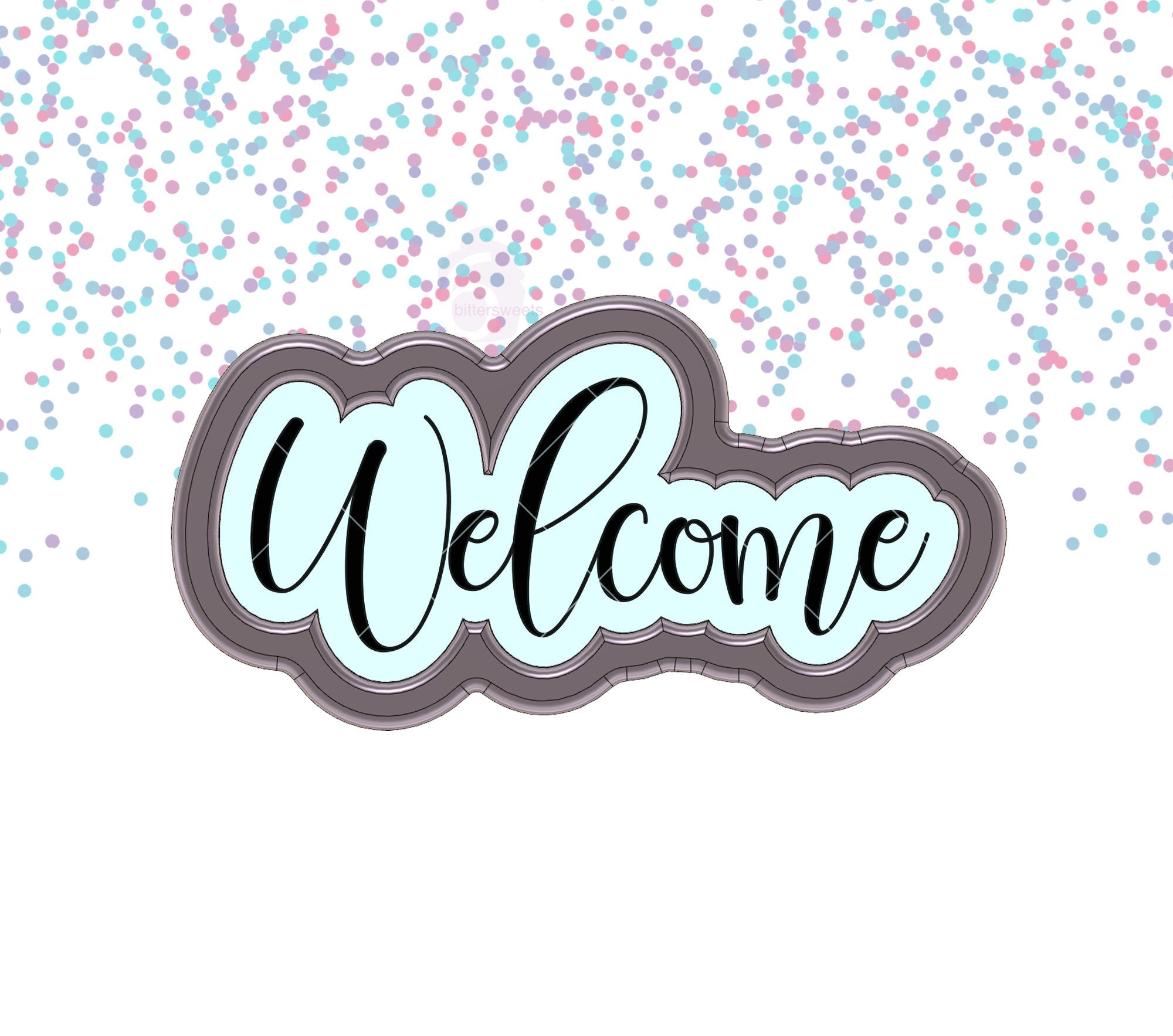 Welcome Lettered Cookie Cutter