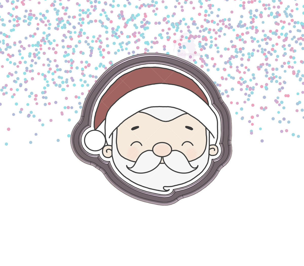 Cute Santa Cookie Cutter