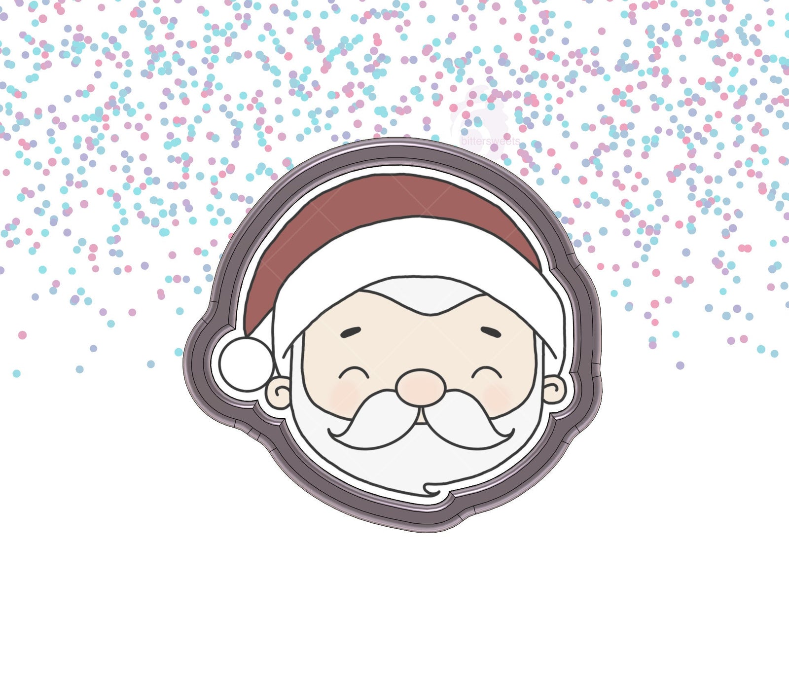 Cute Santa Cookie Cutter