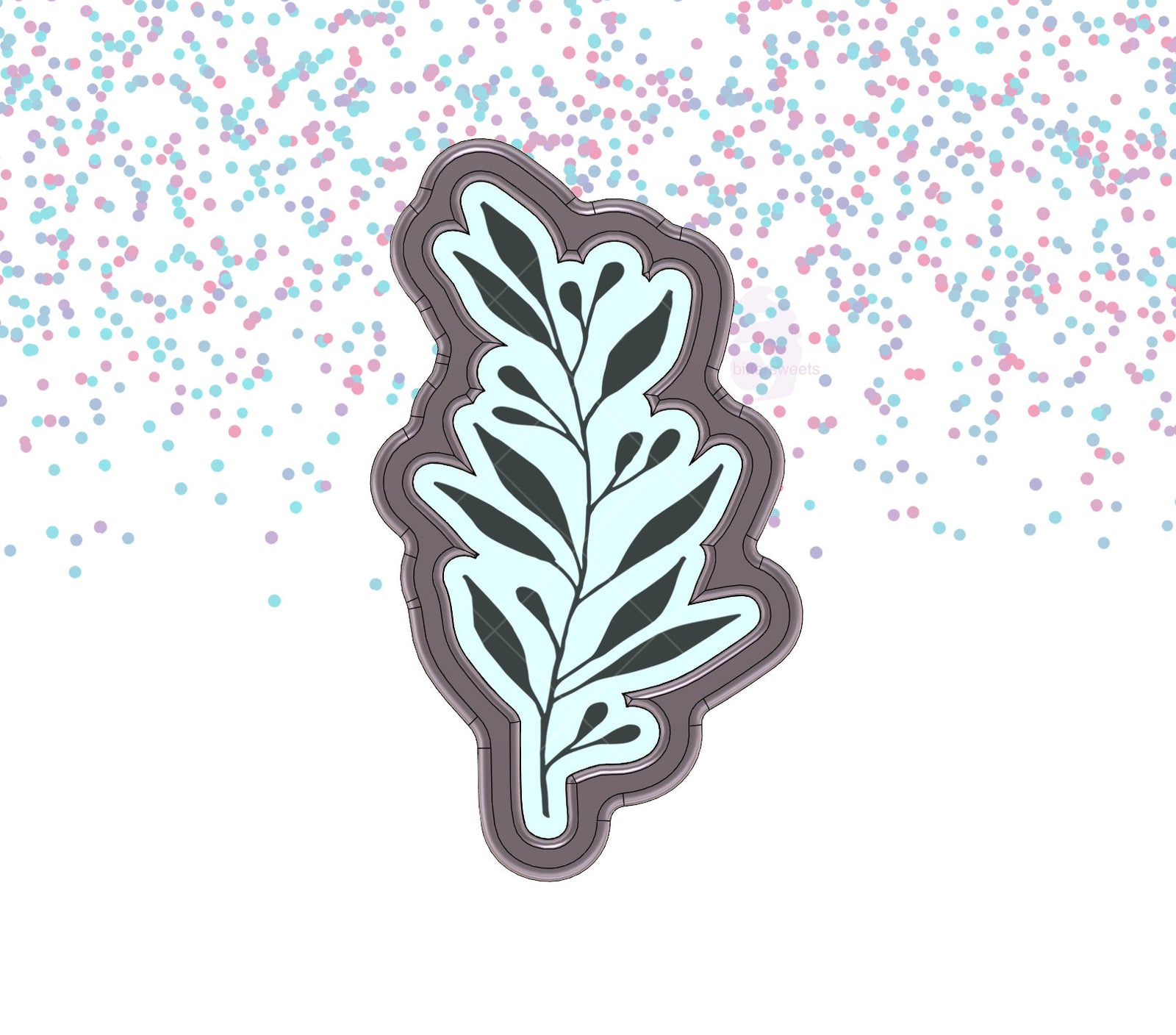 Leaf & Berry Branch 3 Cookie Cutter