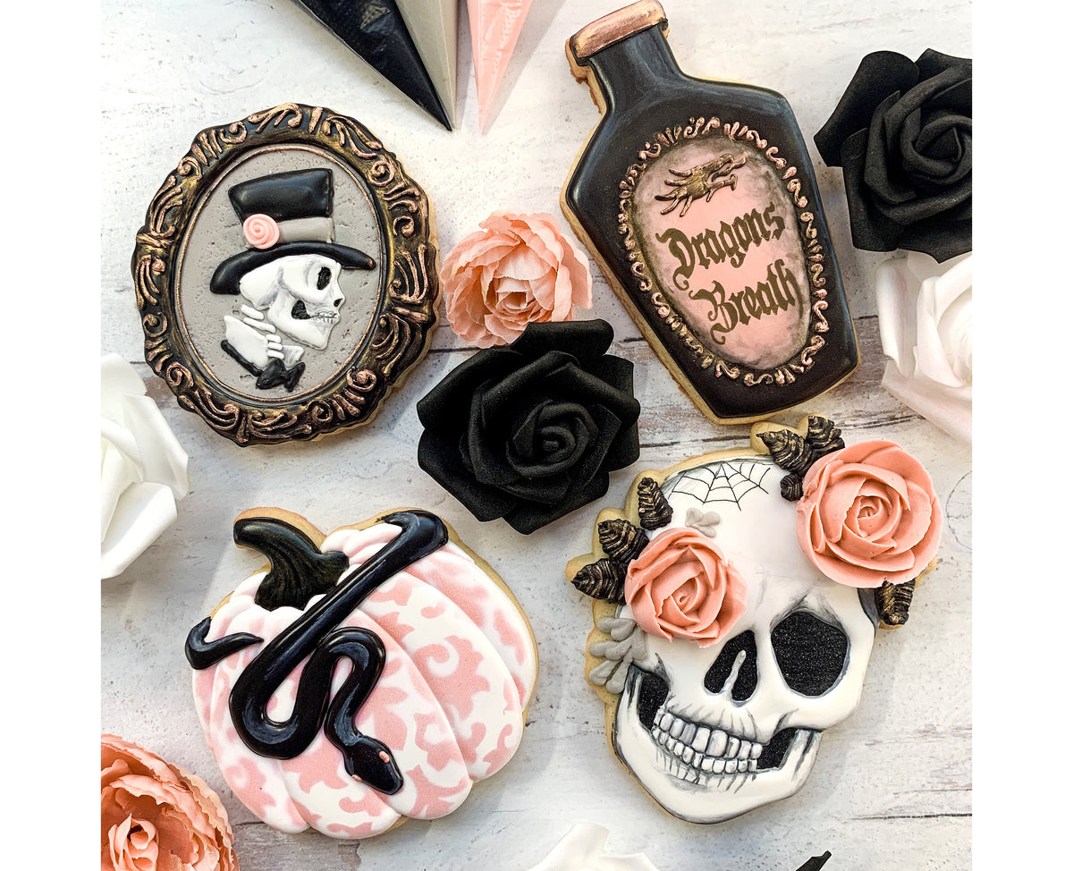 Floral Skull 1 Cookie Cutter