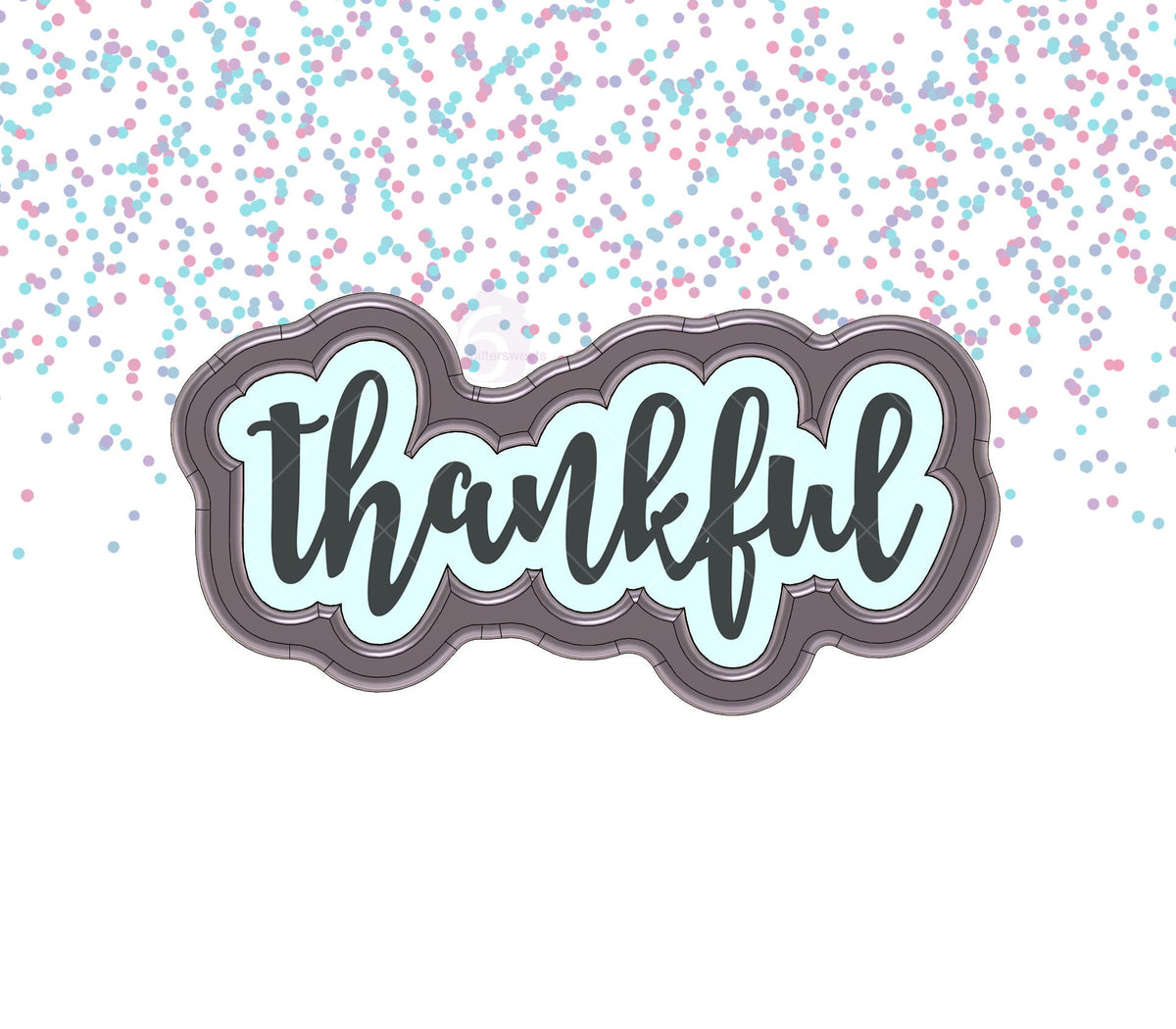 Thankful 1 Lettered Cookie Cutter