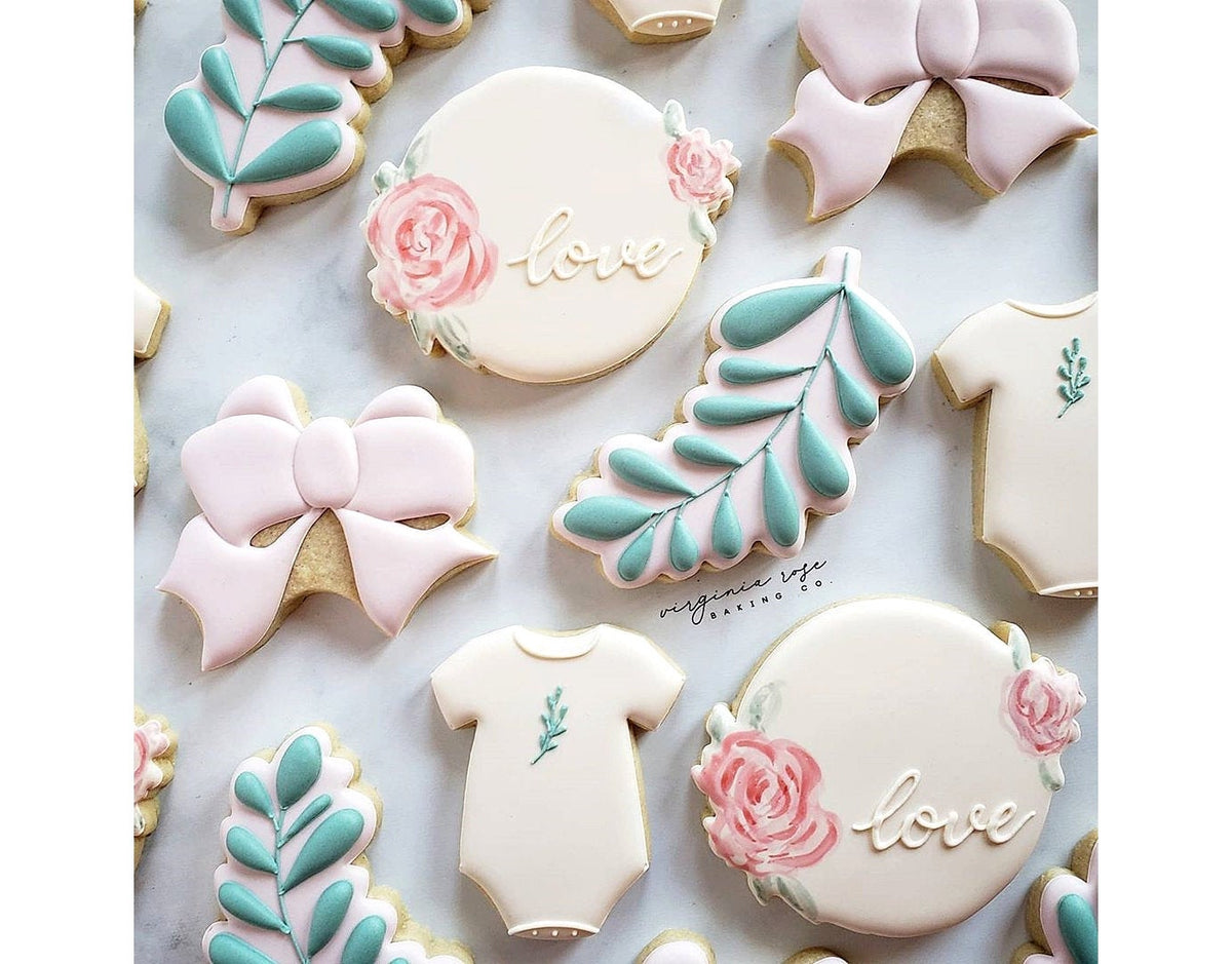 DIGITAL STL Download For Floral Circle Plaque 1 Cookie Cutter