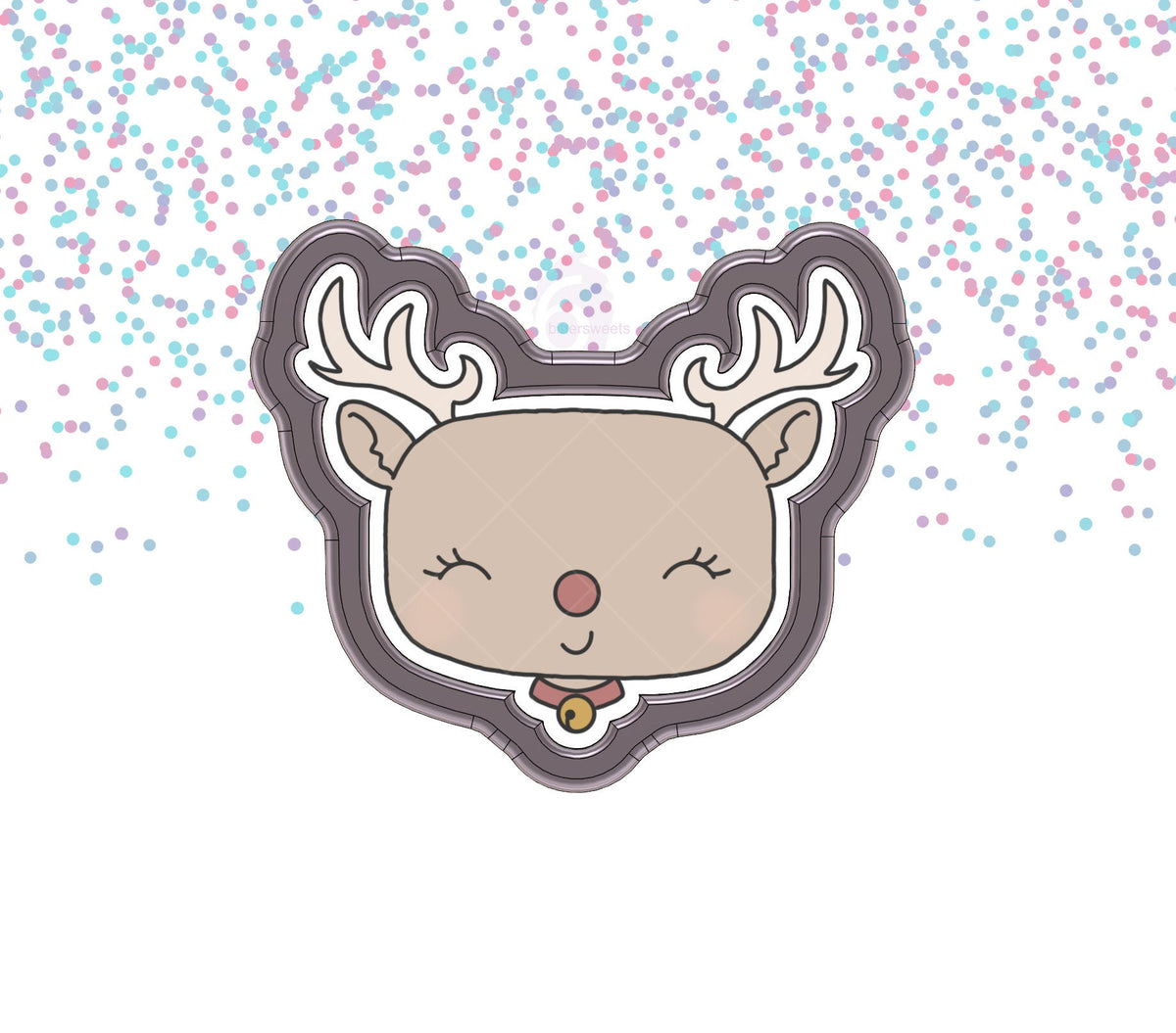 Cute Reindeer Cookie Cutter