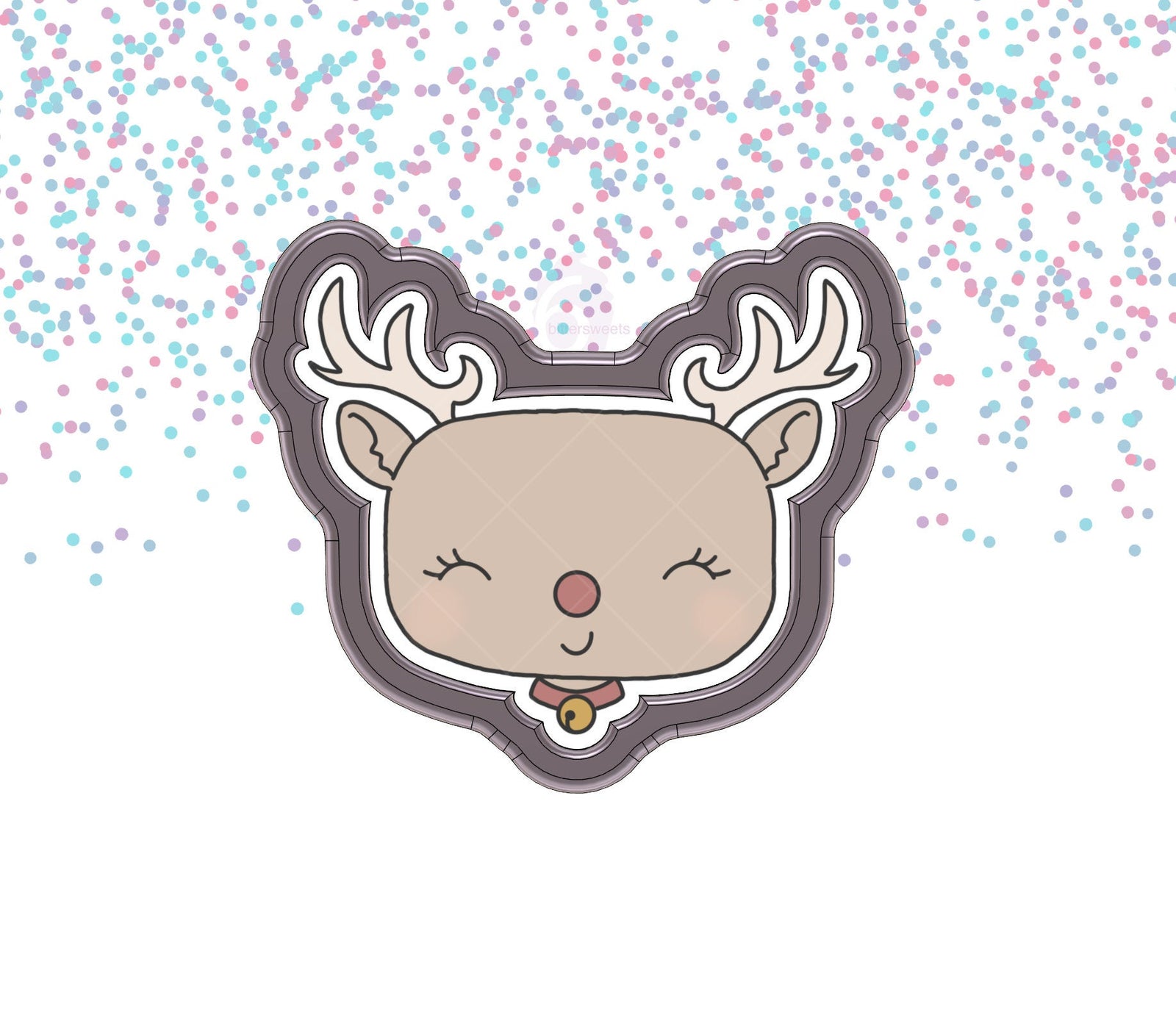 Cute Reindeer Cookie Cutter