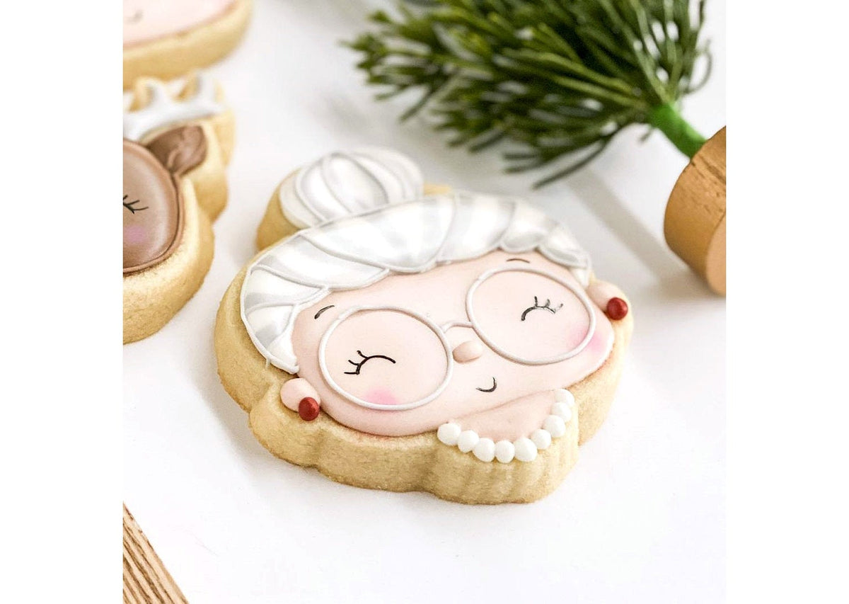 Cute Mrs Claus Cookie Cutter