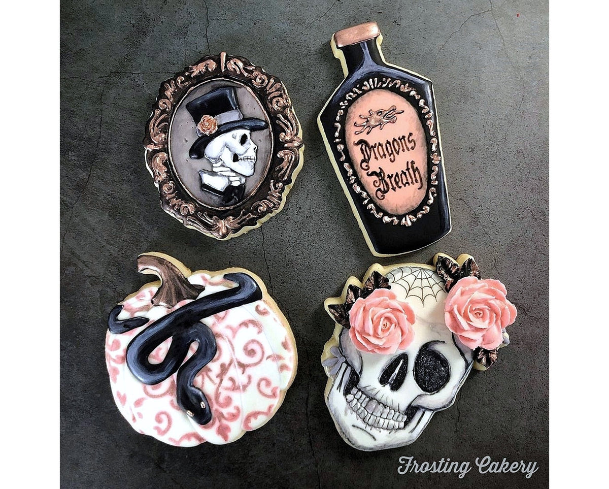 Floral Skull 1 Cookie Cutter