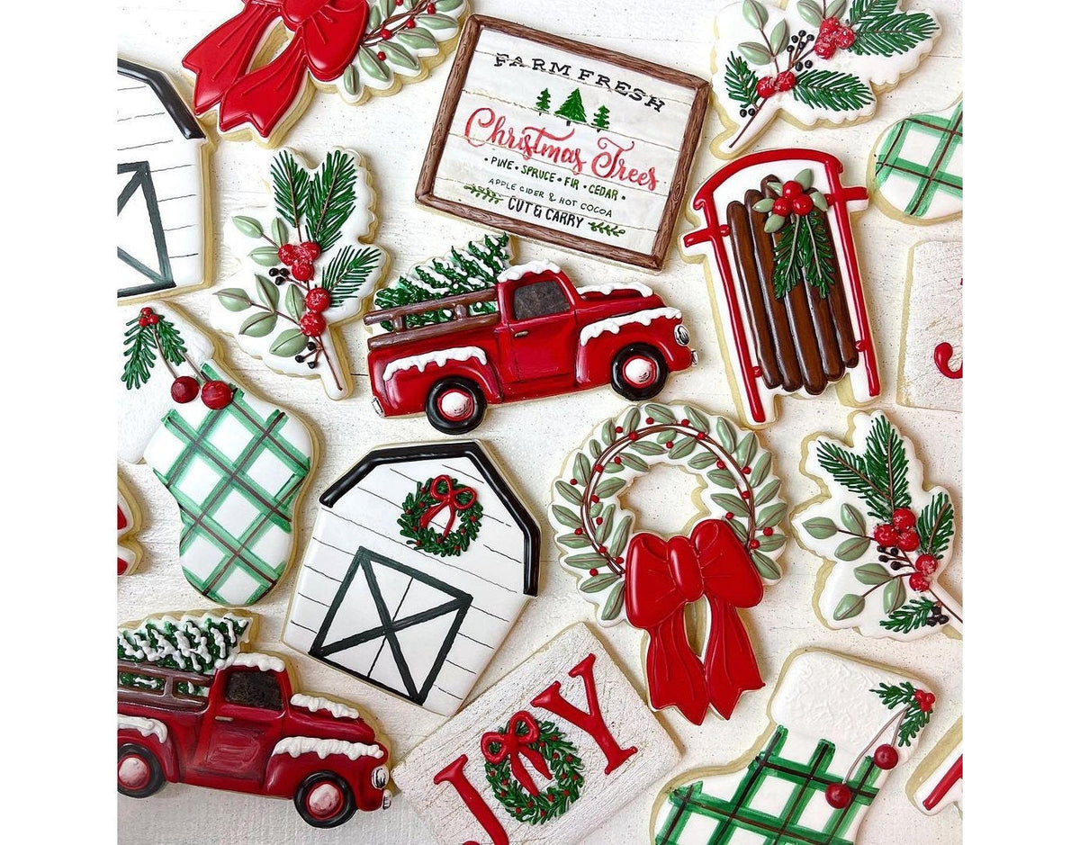 Christmas Pine Cone Branch Cookie Cutter