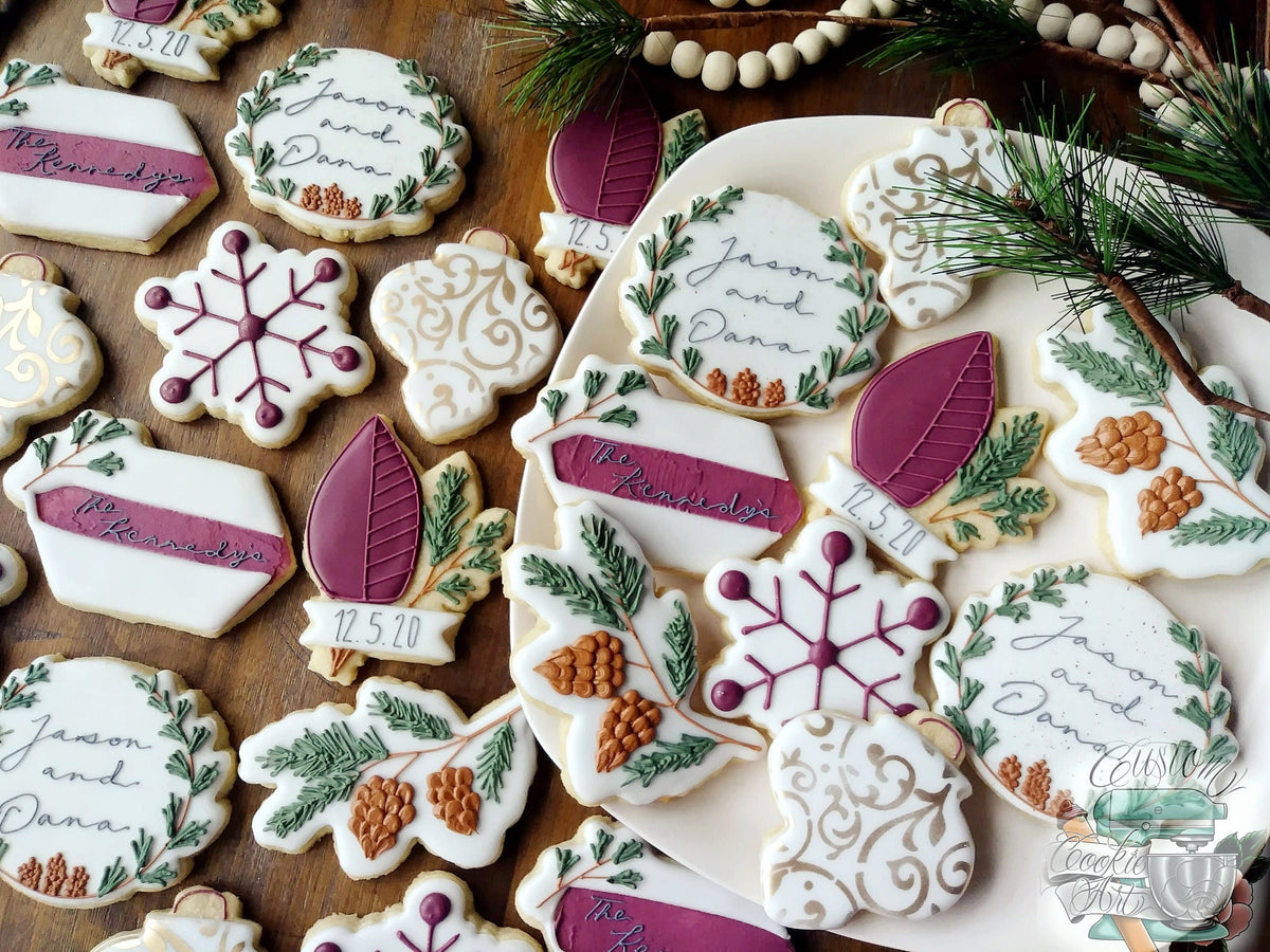 Christmas Pine Cone Branch Cookie Cutter