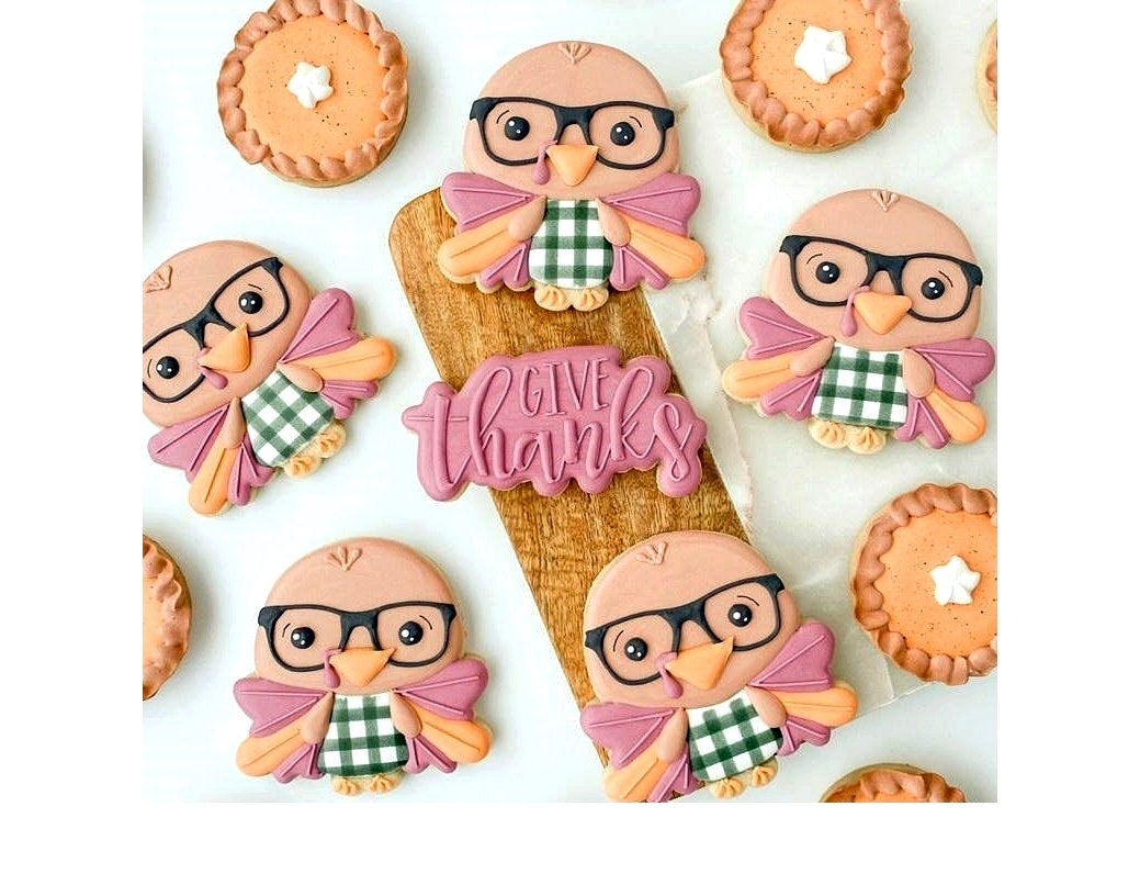 DIGITAL STL Download For Give Thanks Lettered Cookie Cutter