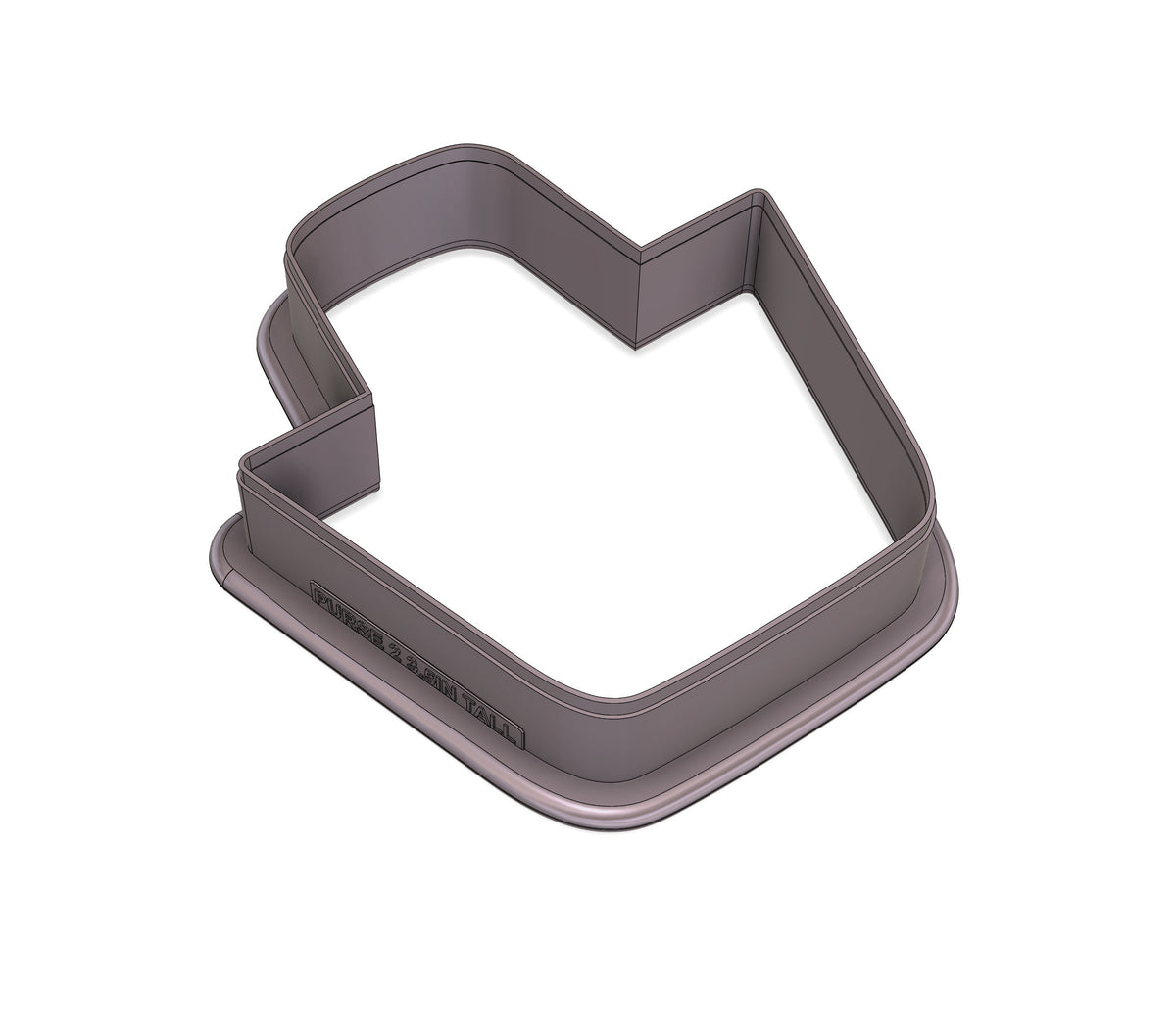 DIGITAL STL Download For Purse 2 Cookie Cutter