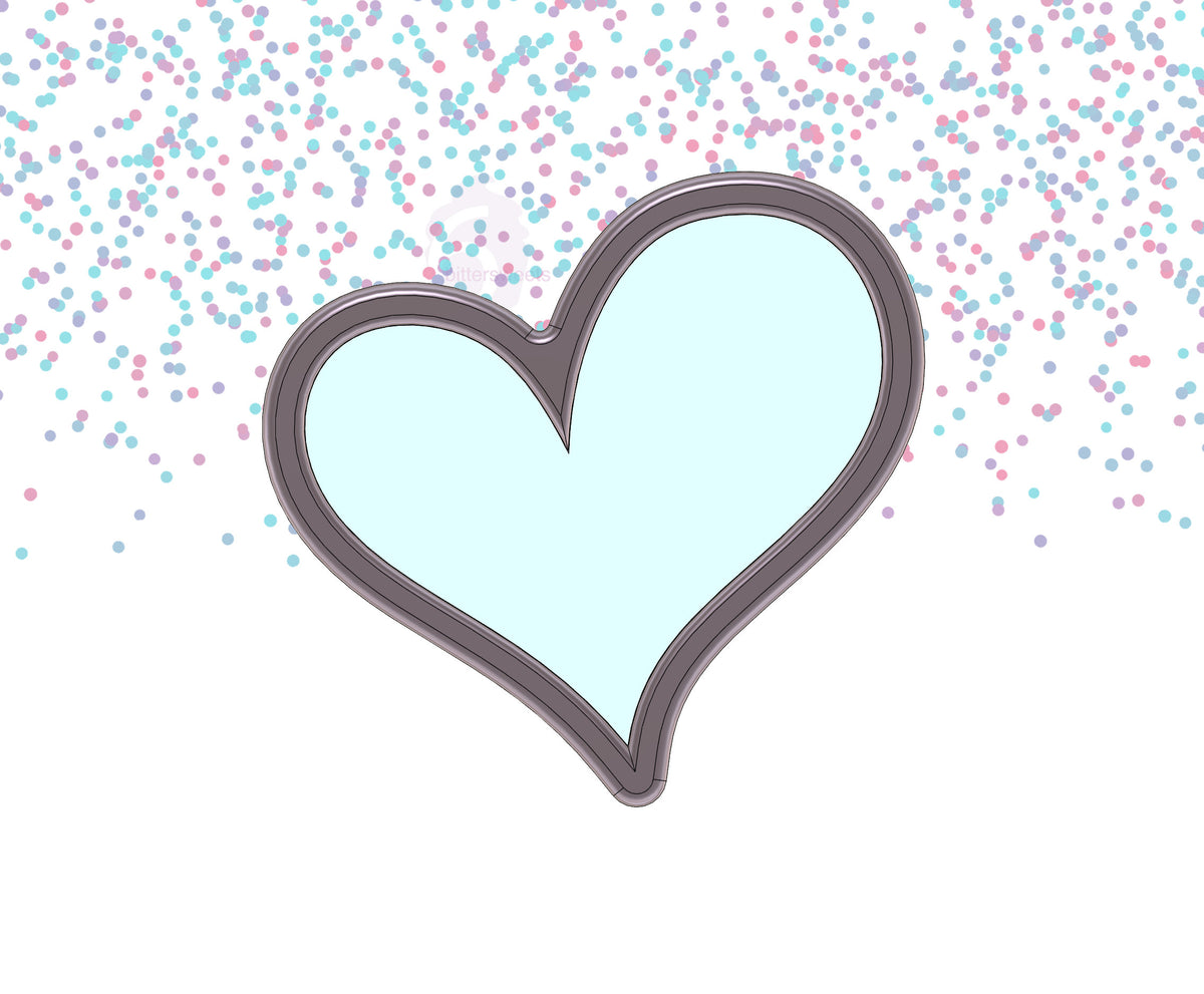 Lopsided Heart 3 Cookie Cutter