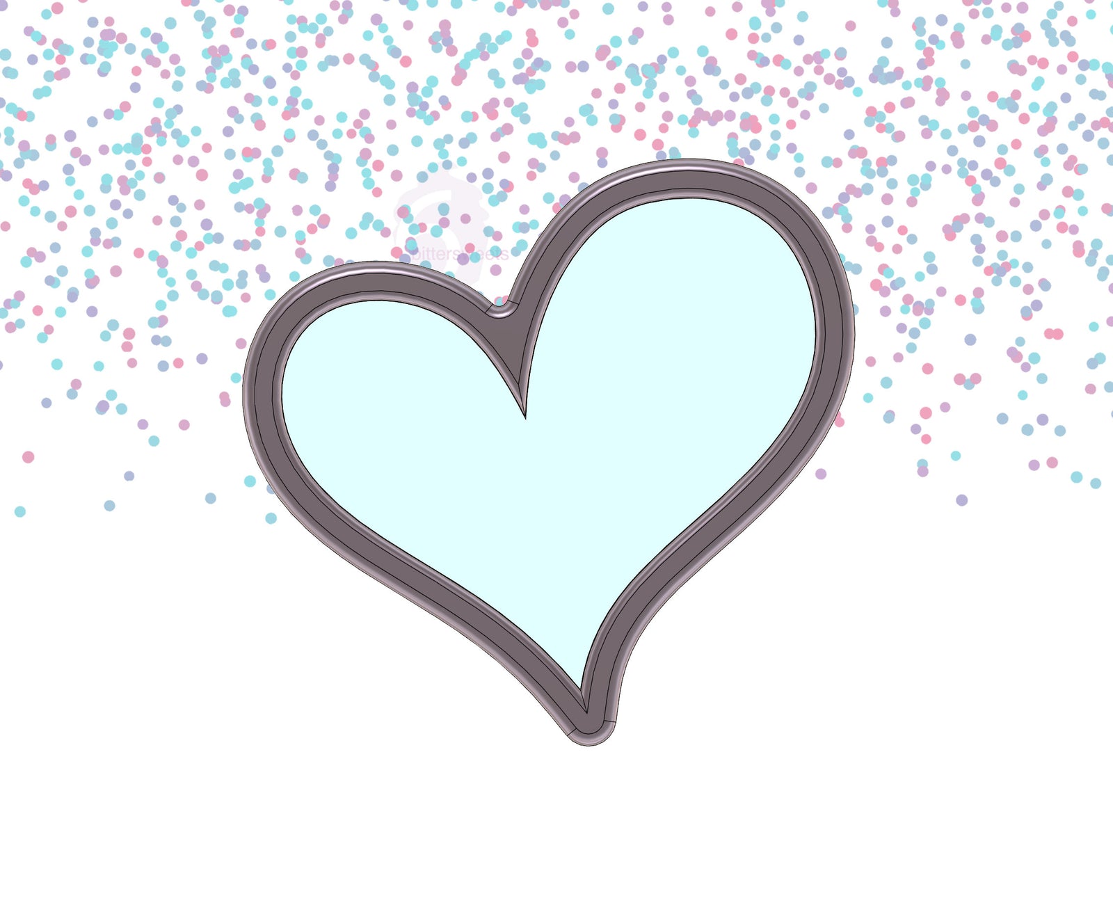 Lopsided Heart 3 Cookie Cutter