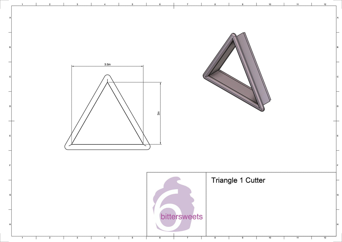 Triangle 1 Cookie Cutter