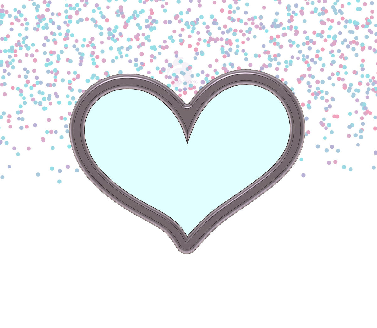 Lopsided Heart 1 Cookie Cutter