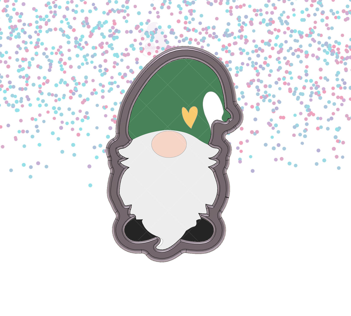 Tall Gnome Cookie Cutter