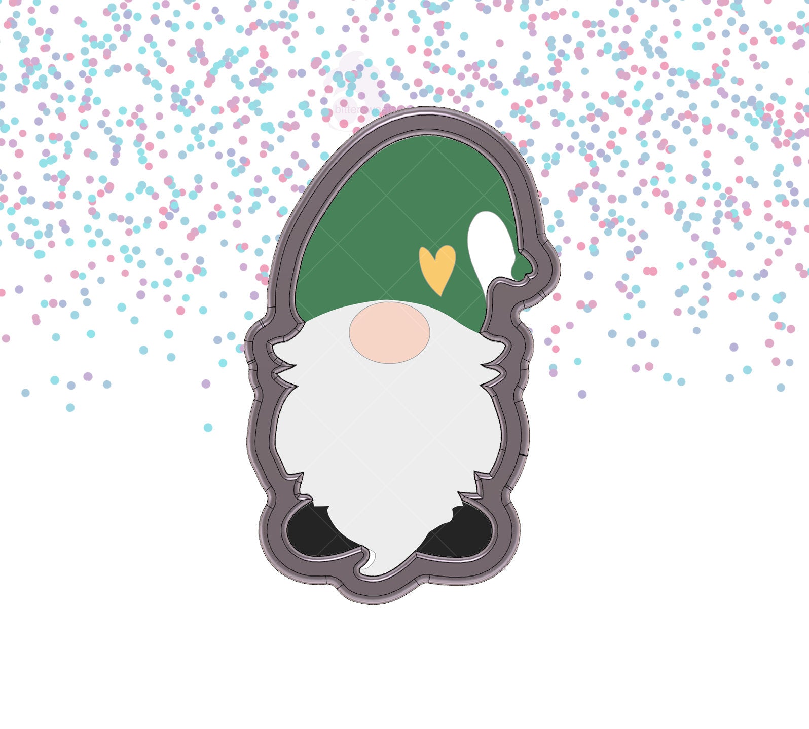 Tall Gnome Cookie Cutter