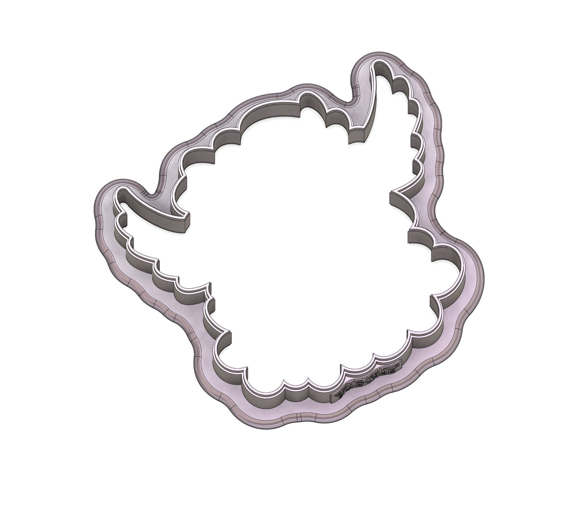 Cute Cupid On Cloud Cookie Cutter