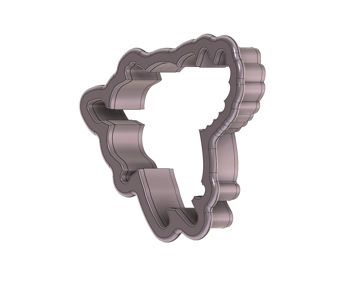 DIGITAL STL Download For Cute Cupid Pig Cookie Cutter