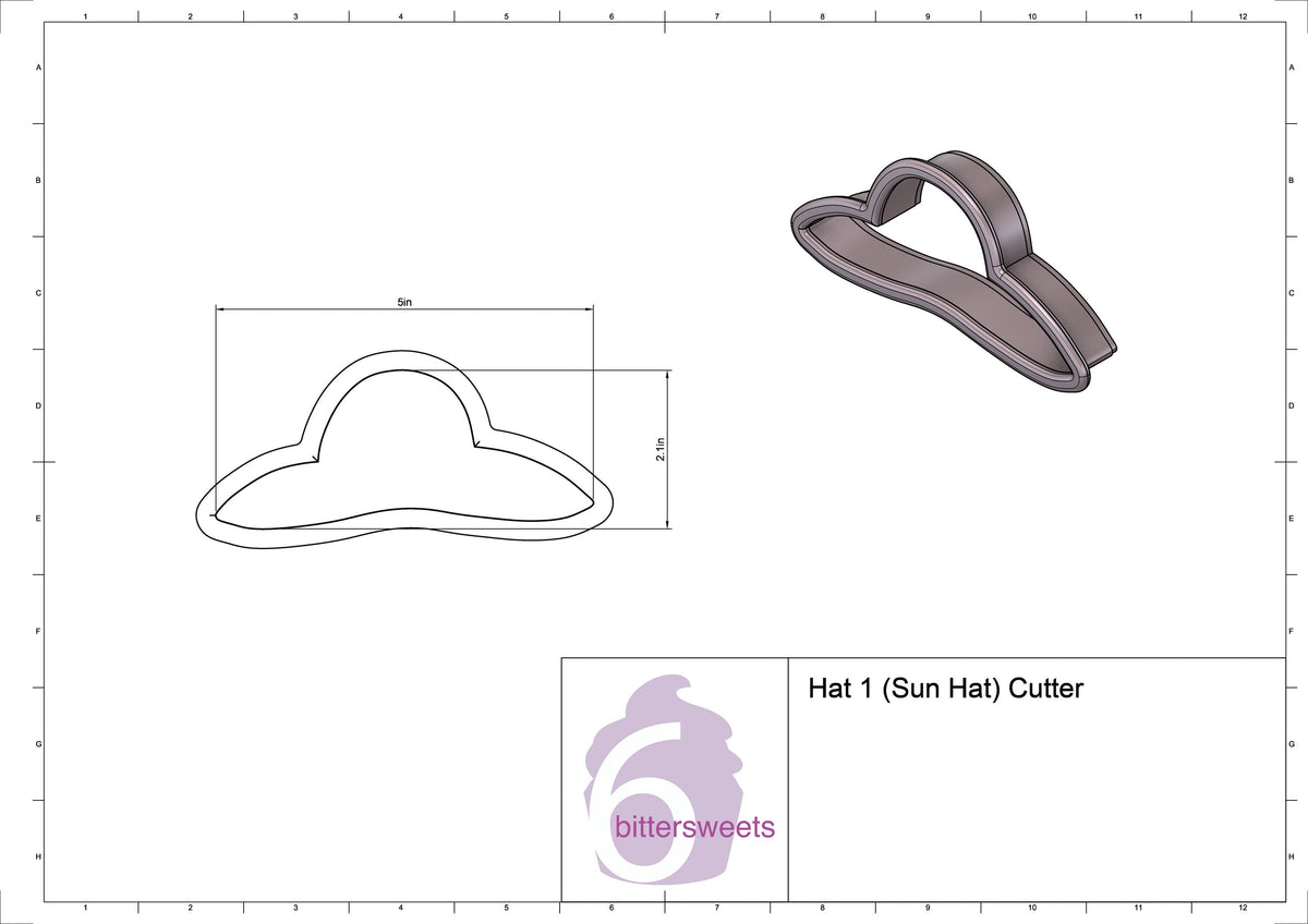 Hat 1 Cookie Cutter
