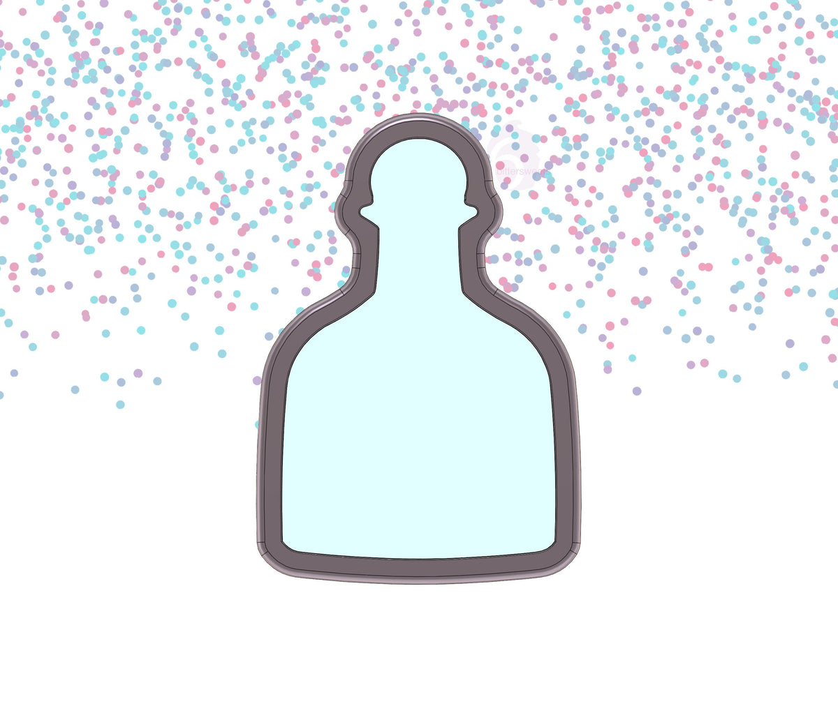 DIGITAL STL Download For Tequila Bottle Cookie Cutter