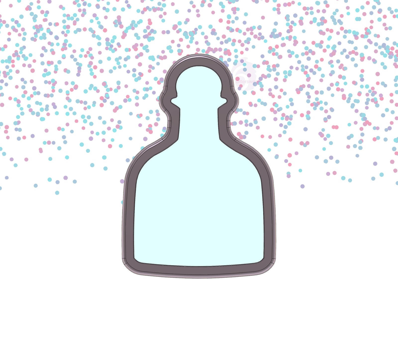 DIGITAL STL Download For Tequila Bottle Cookie Cutter