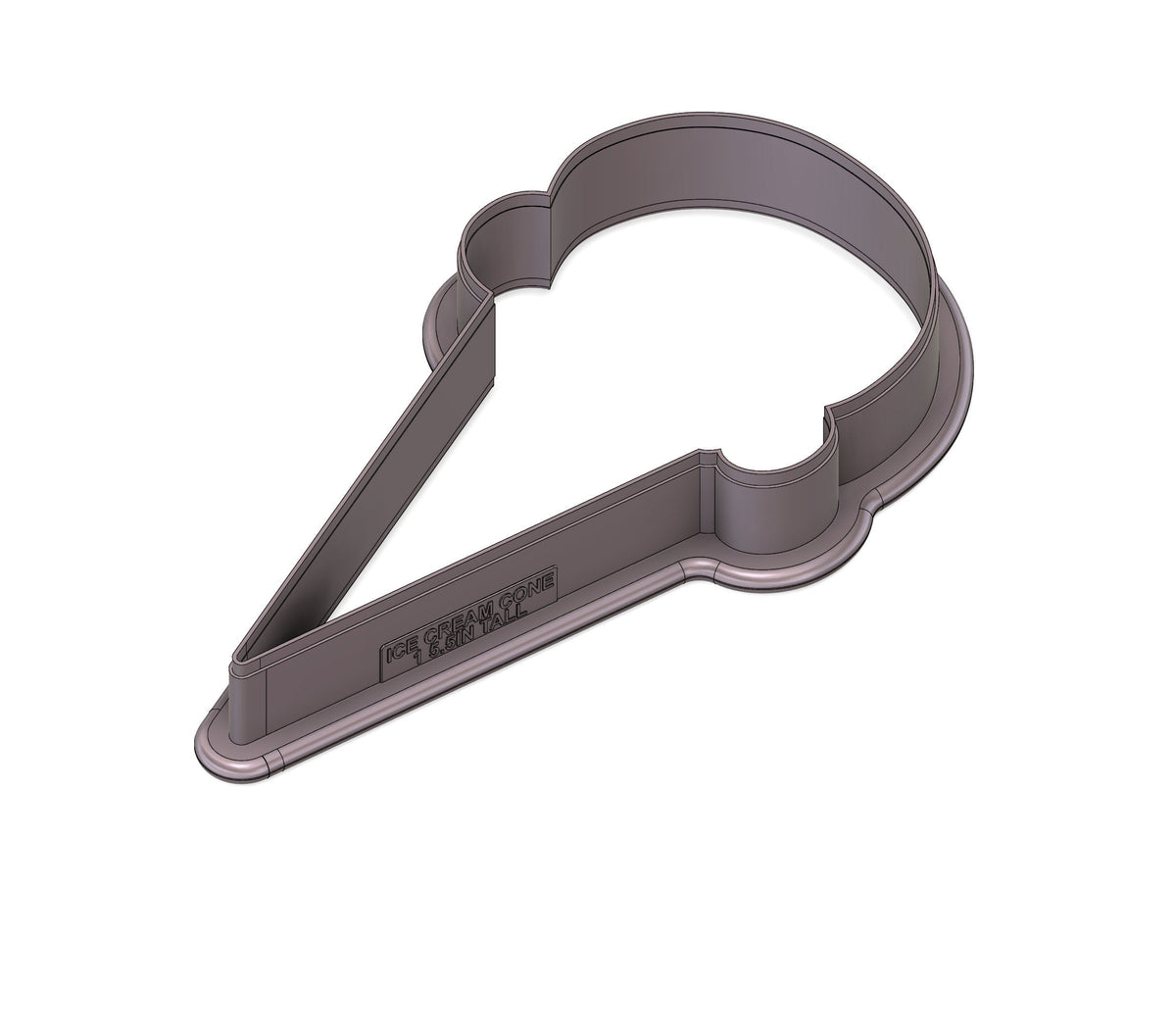 Ice Cream Cone 1 Cookie Cutter