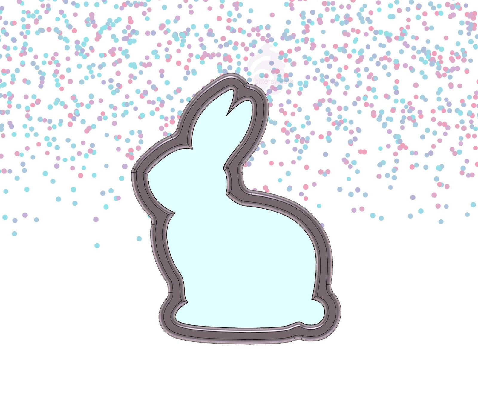 Easter Bunny Profile 1 Cookie Cutter