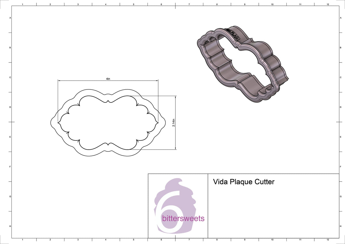 Vida Plaque Cookie Cutter