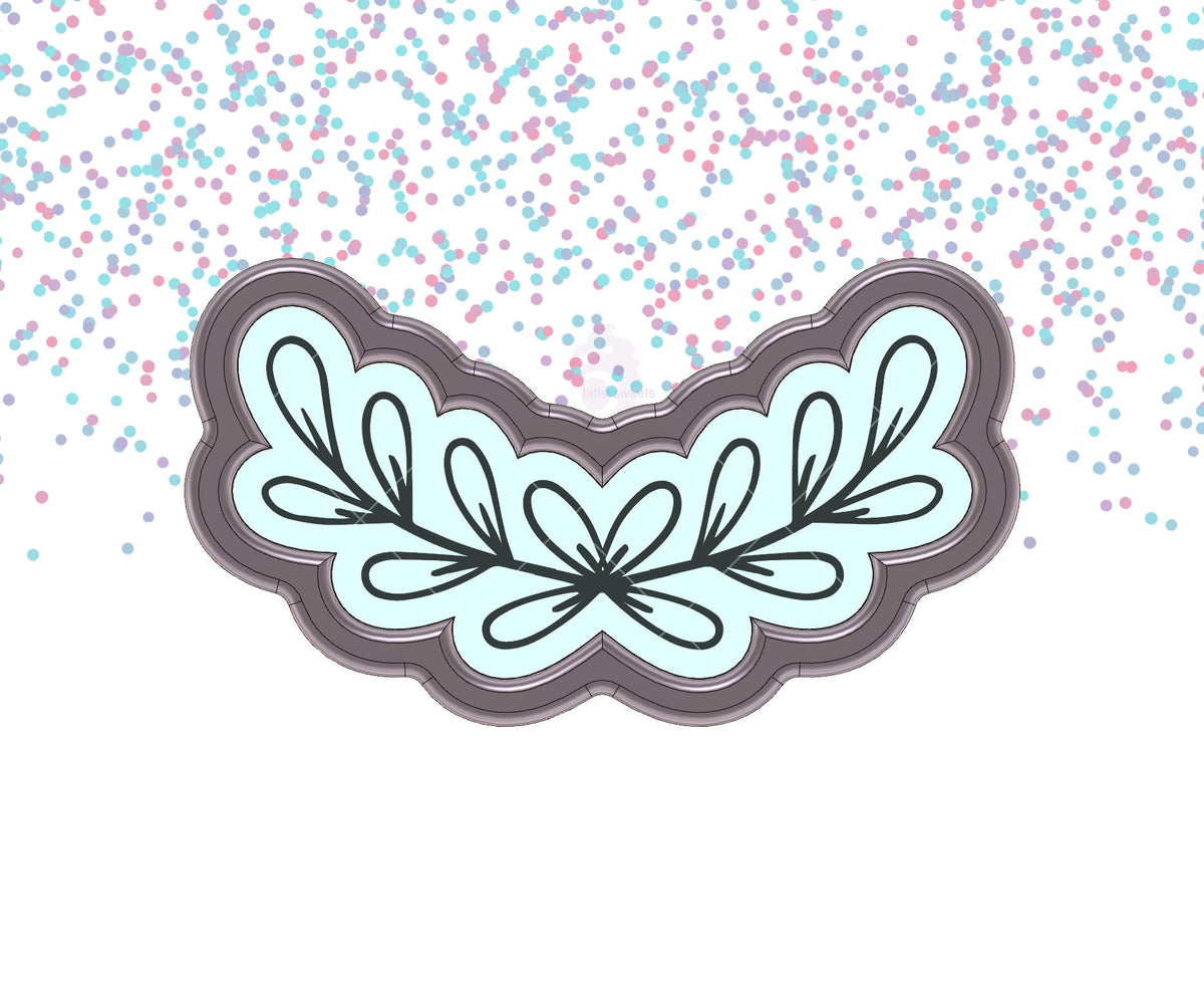 Double Leaf Branch 3 Cookie Cutter