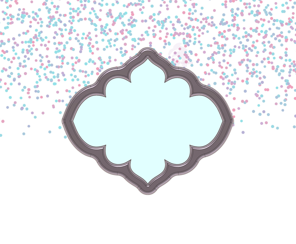 DIGITAL STL Download For Aisha Plaque Cookie Cutter