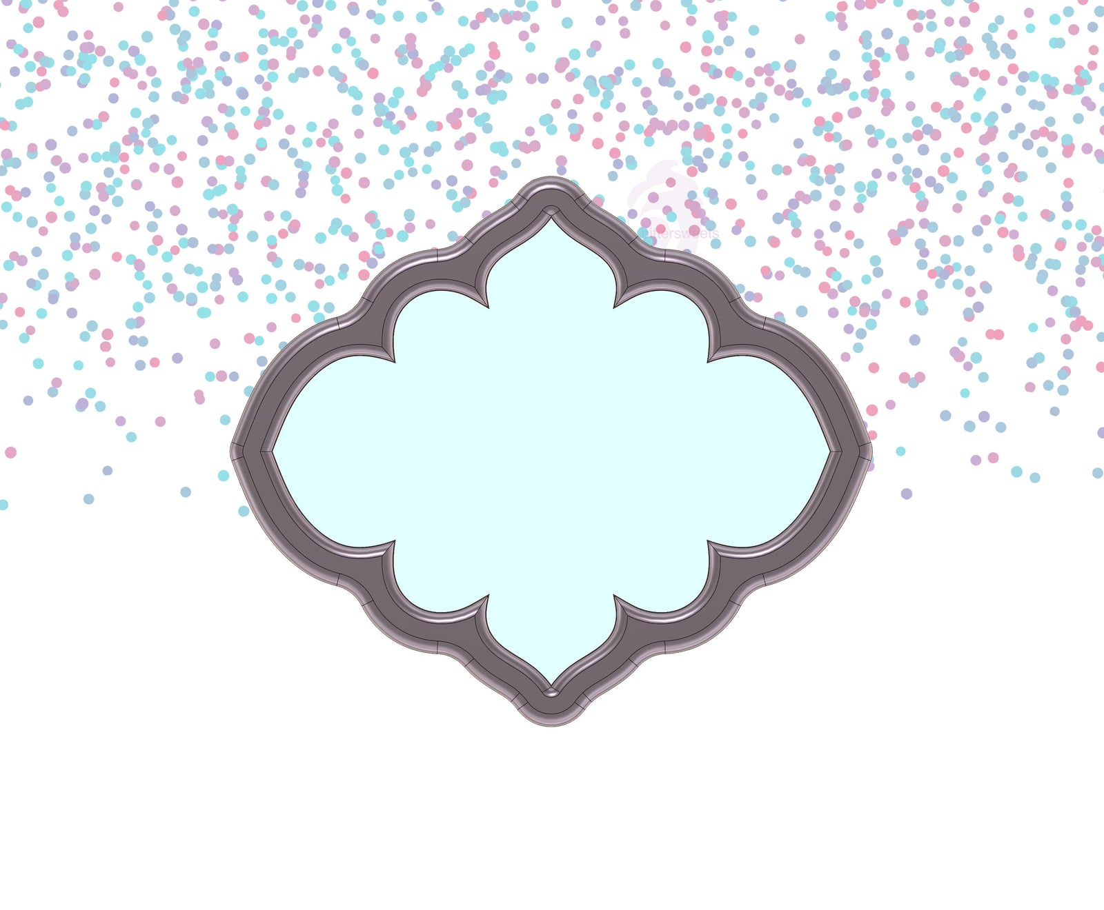 DIGITAL STL Download For Aisha Plaque Cookie Cutter