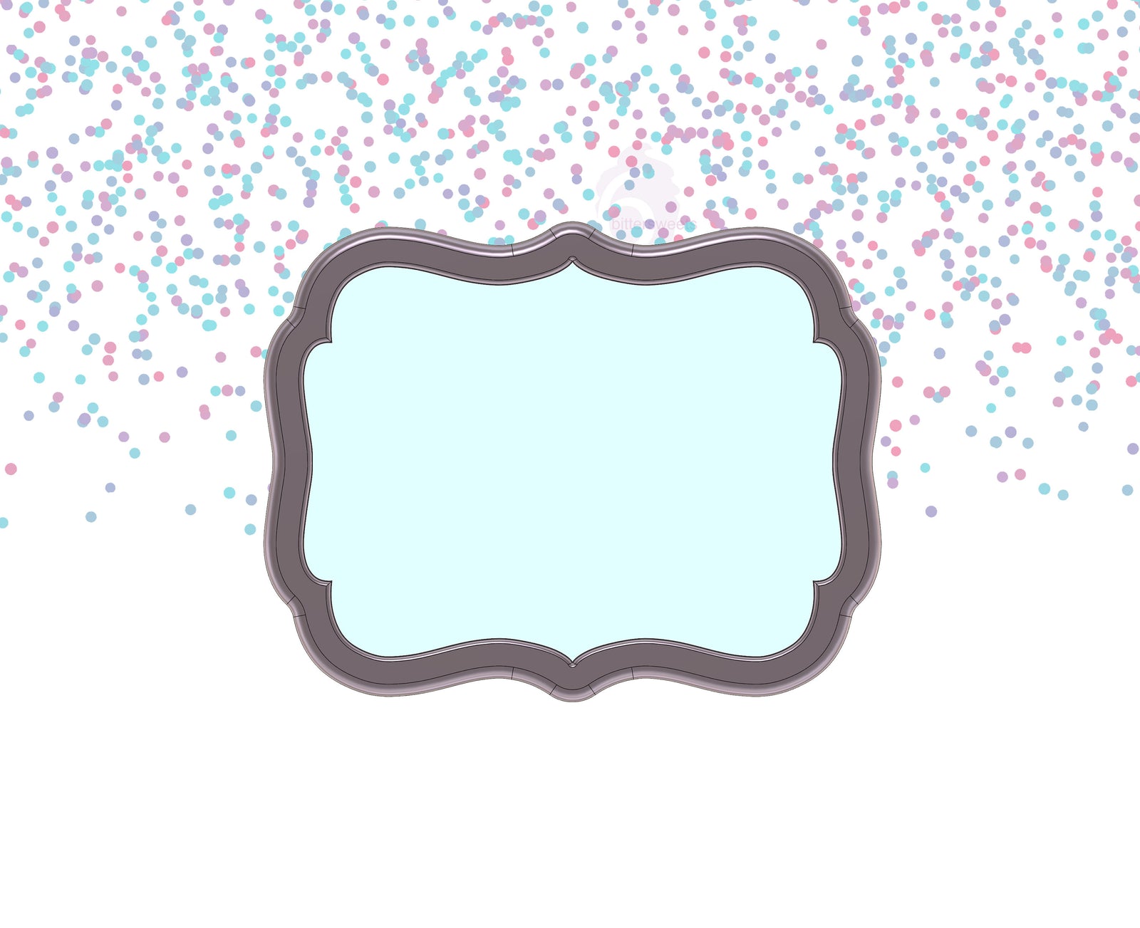 Scallop Plaque 2 Cookie Cutter