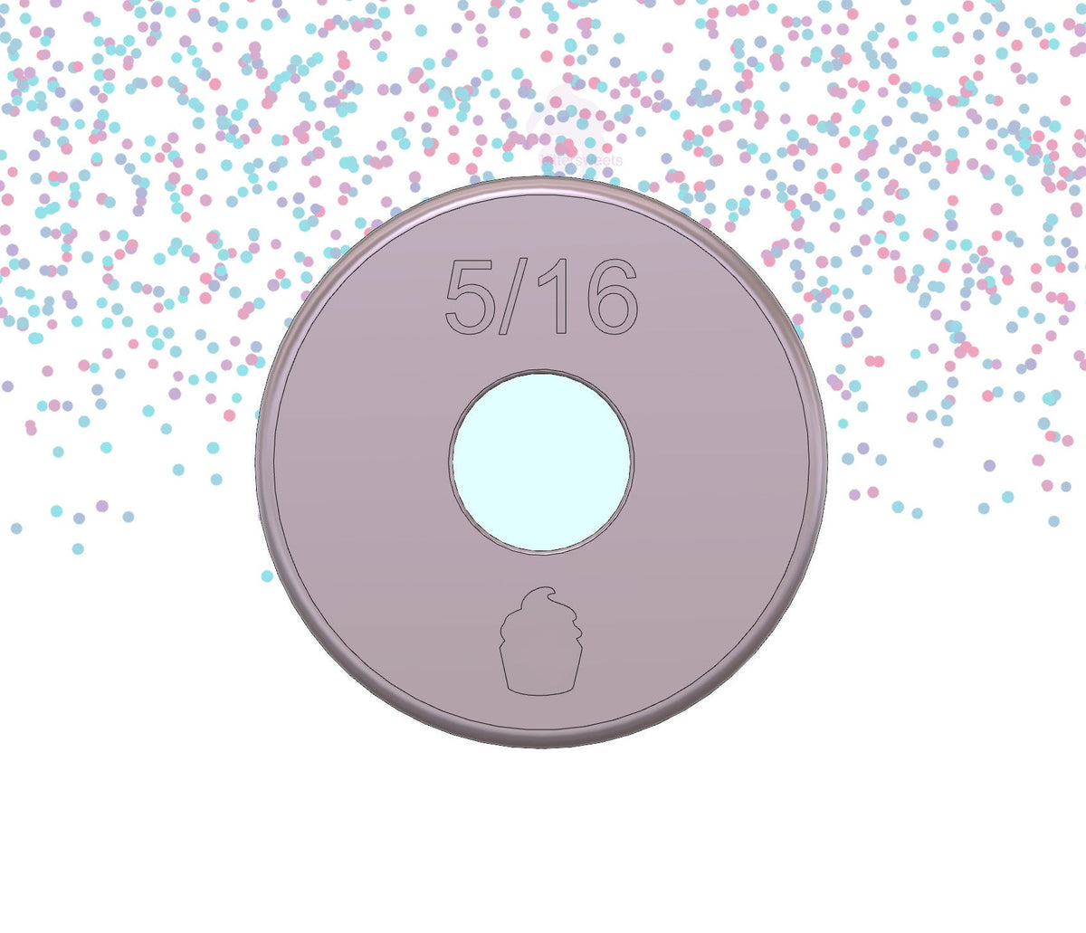 DIGITAL STL Download For 5/16&quot; Rolling Pin Guides (Set of 2)