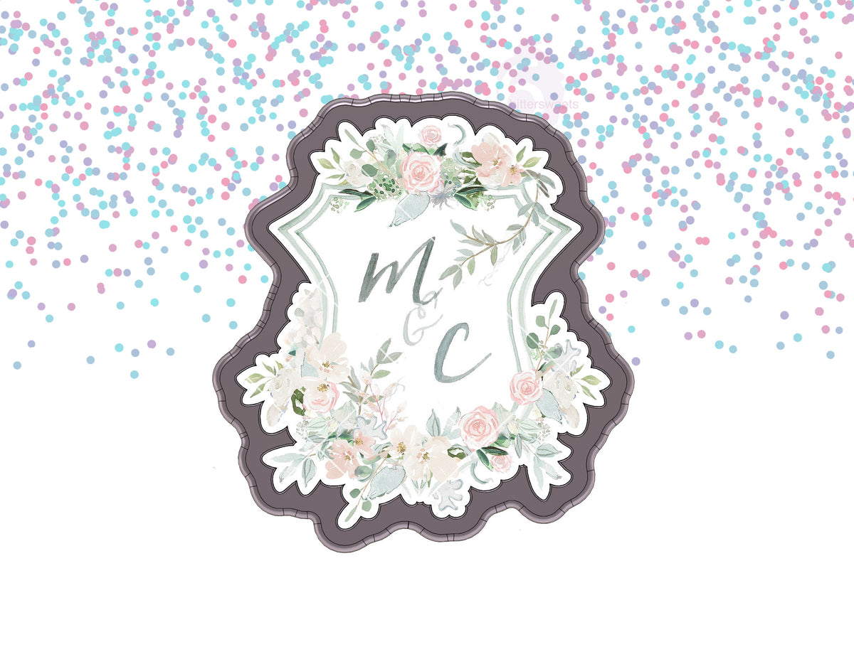 Floral Crest 1 Cookie Cutter